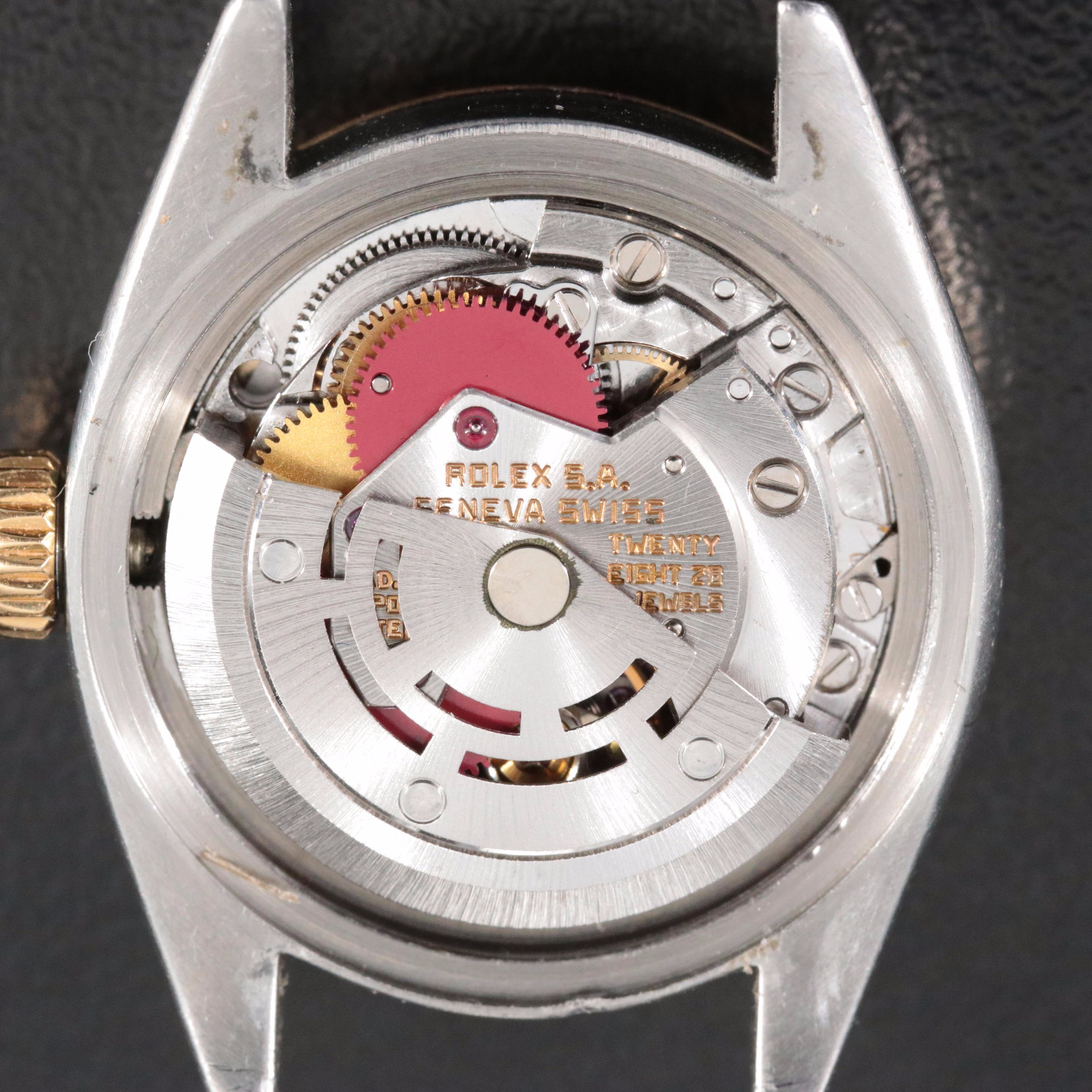 1980 Rolex Sigma Linen Dial Oyster Perpetual Date Watch