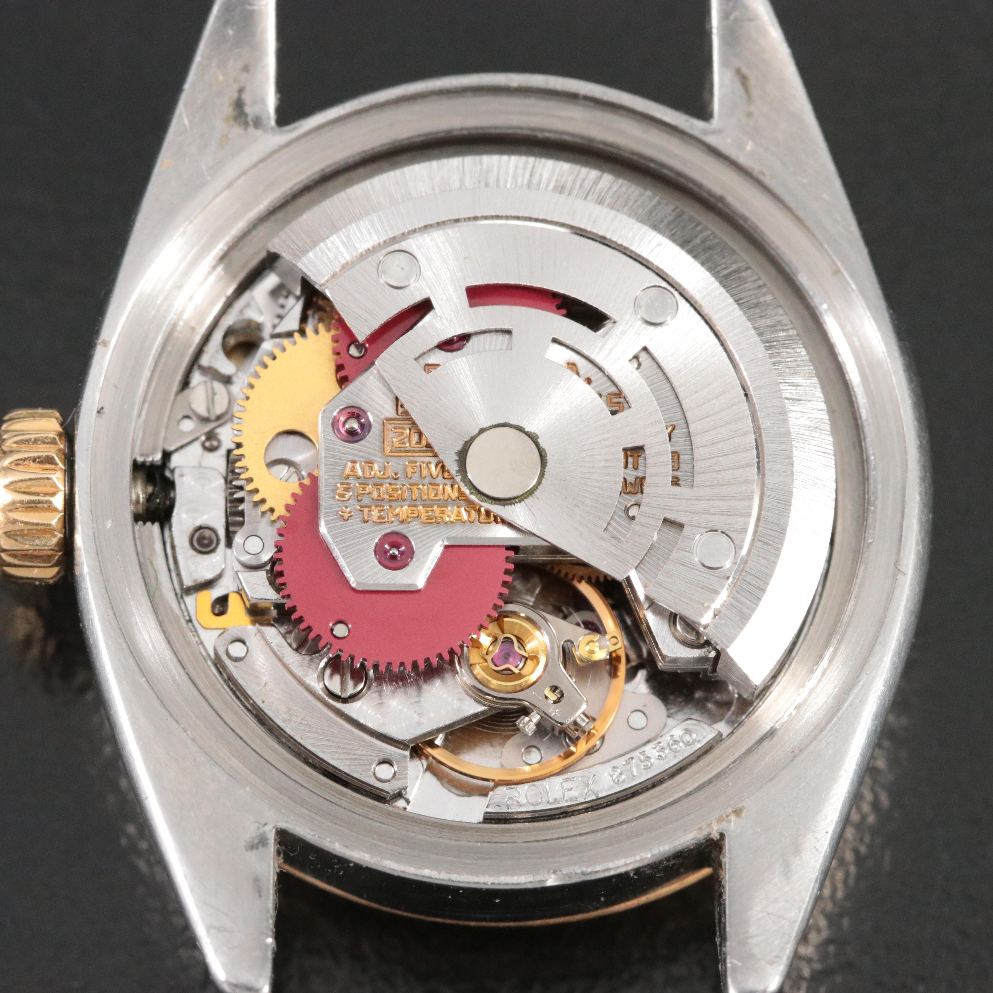 1980 Rolex Sigma Linen Dial Oyster Perpetual Date Watch