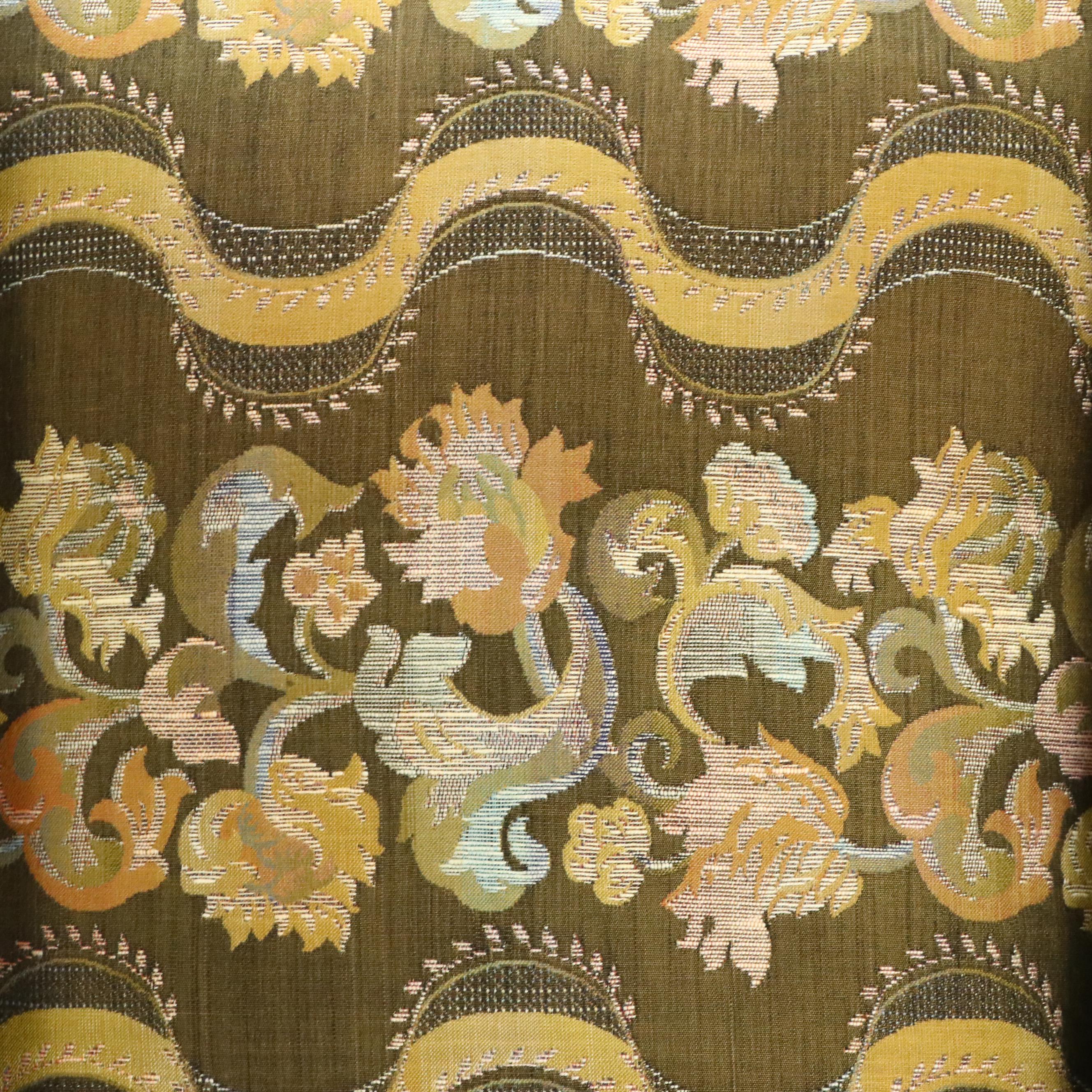 Federal Style Upholstered Wingback Chair, Mid-20th Century