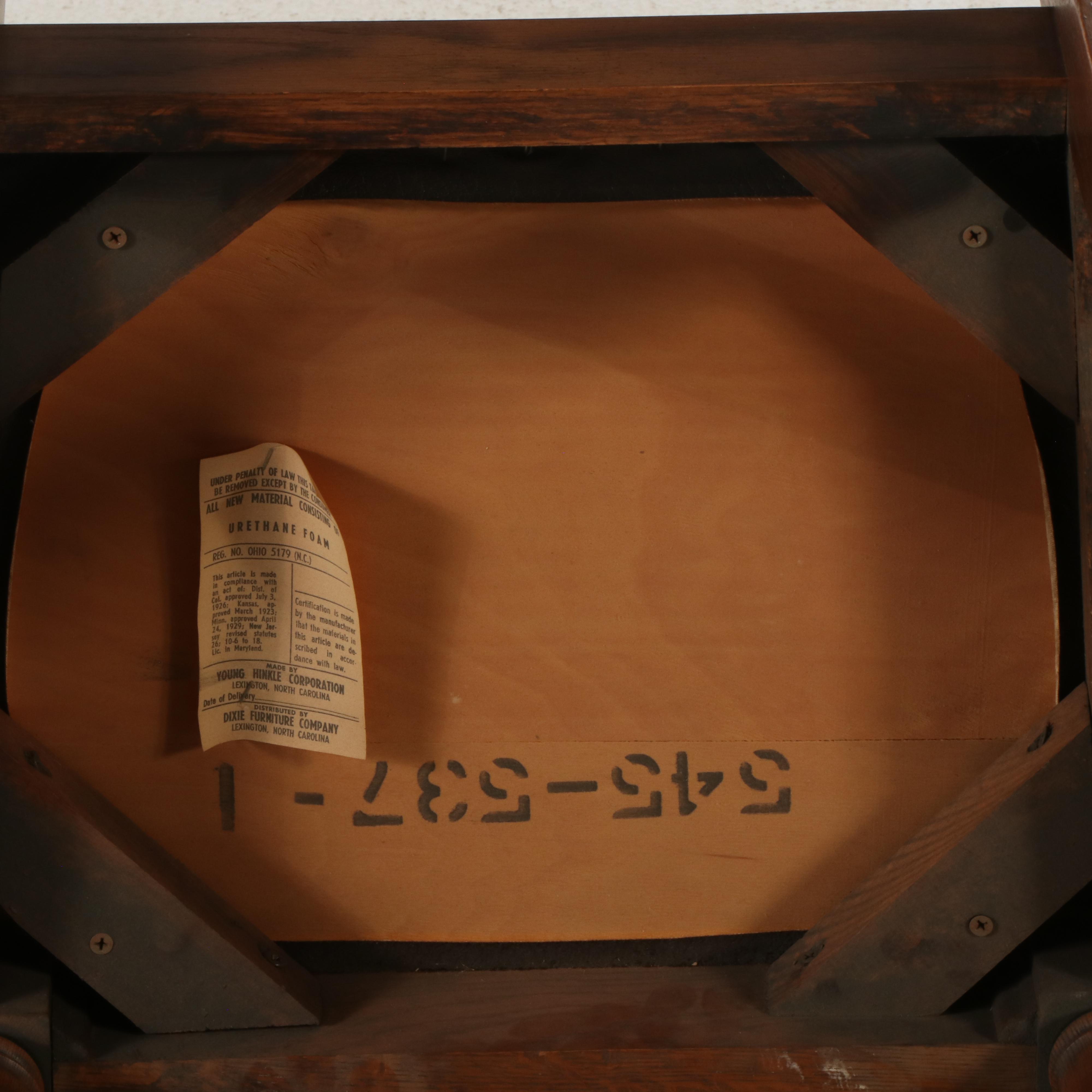 Hollywood Regency Style Wooden Desk and Chair, Mid-20th Century