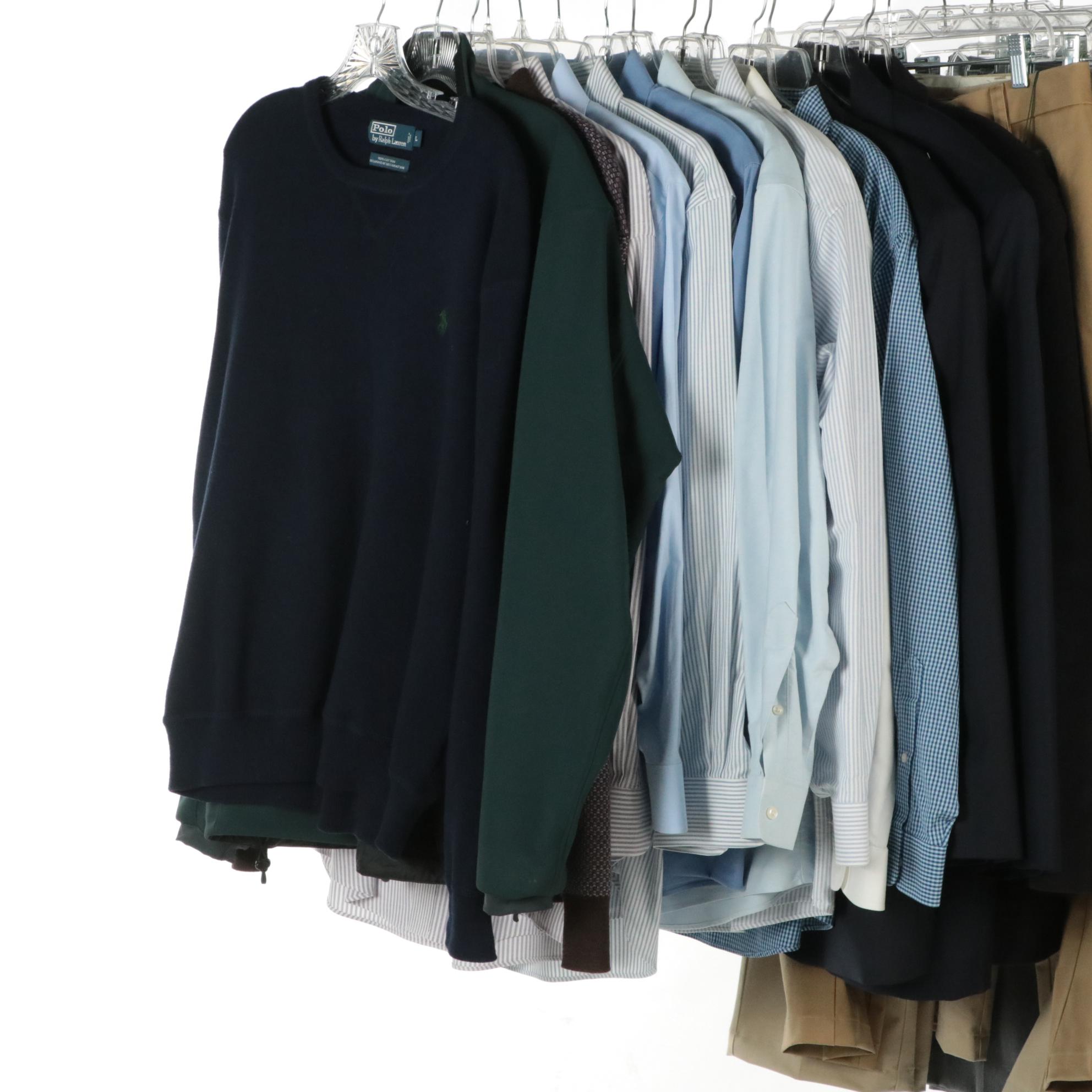 Men's Business Casual Capsule Wardrobe With Peter Millar Wool Sweater and More