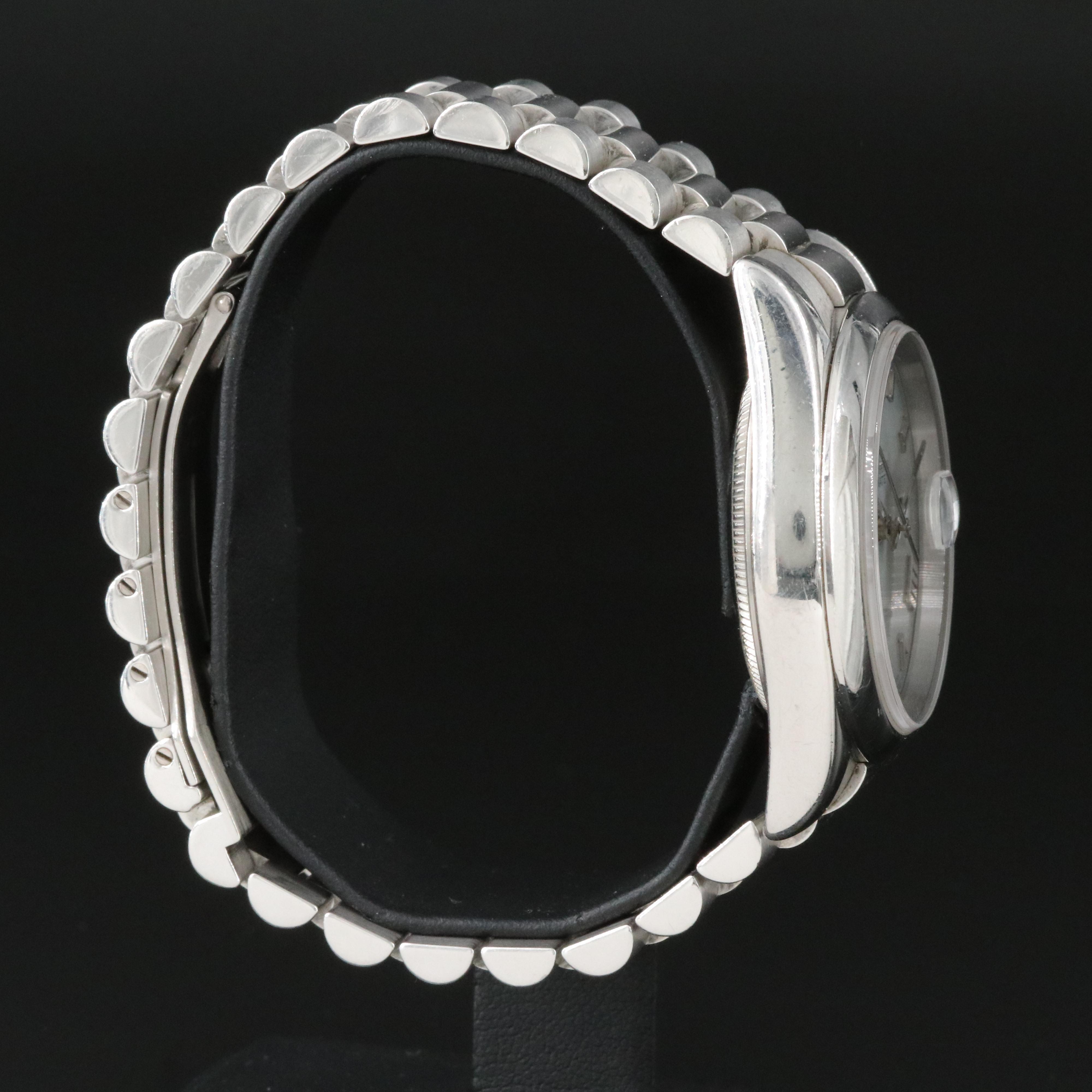 Rolex Day-Date 118206 Ice Blue 36mm Platinum Automatic Watch