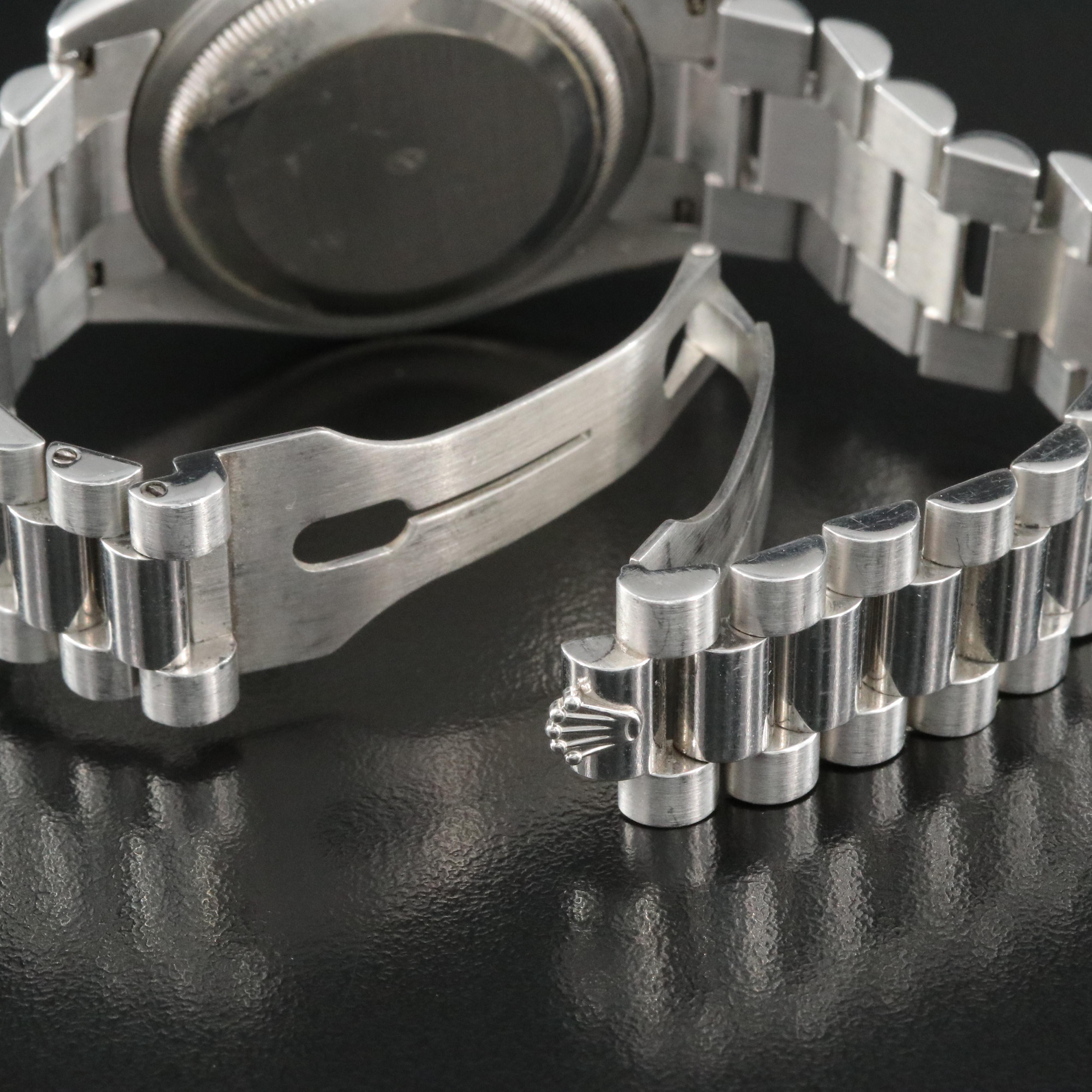 Rolex Day-Date 118206 Ice Blue 36mm Platinum Automatic Watch