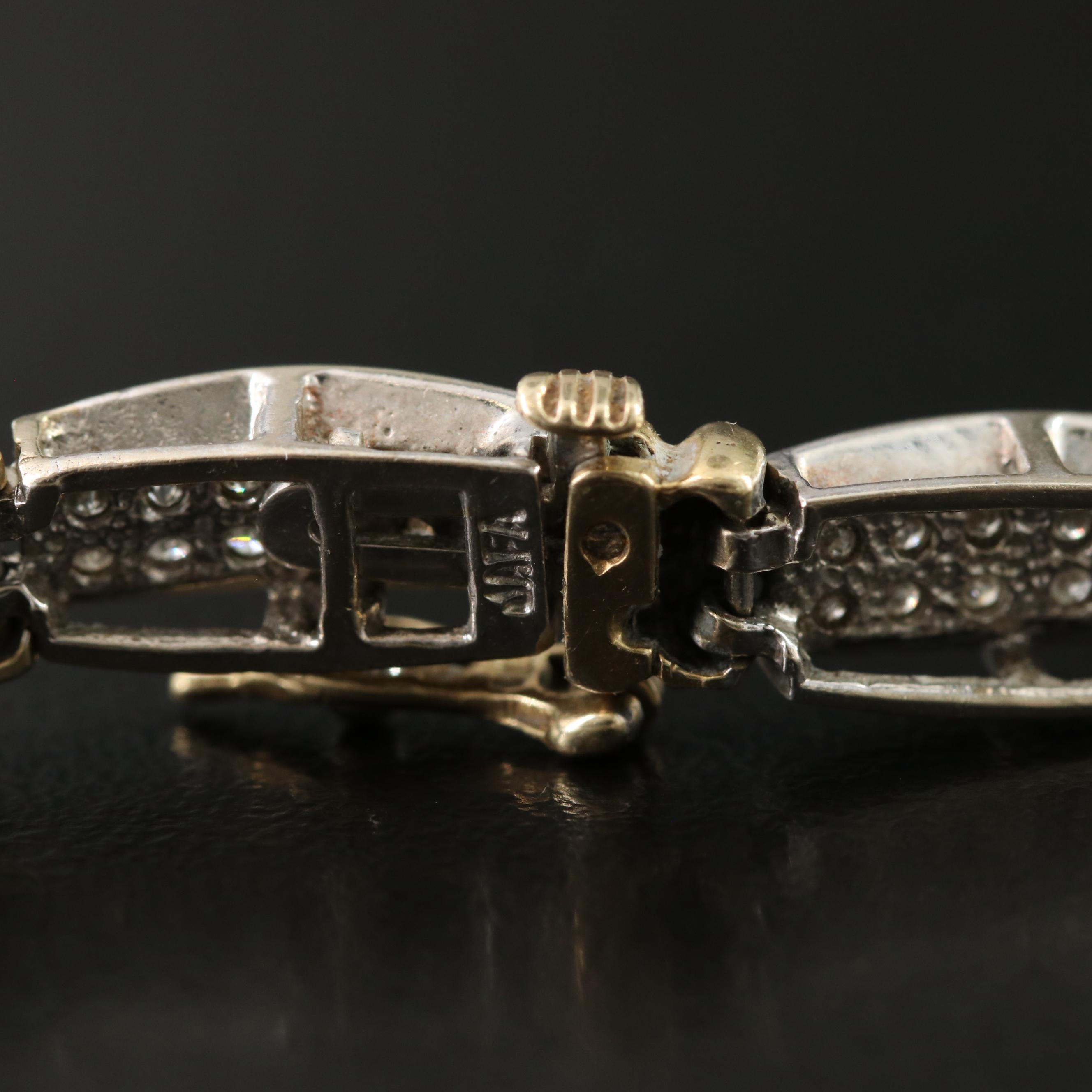 14K Two-Tone 1.98 CTW Diamond Bracelet