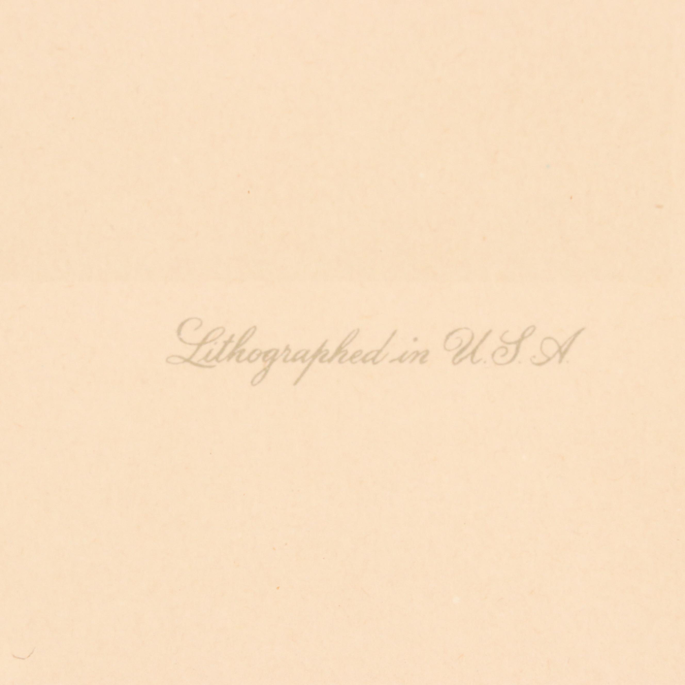 Ornithological Color Halftone After Roger Tory Peterson "Bohemian Wax-Wing"