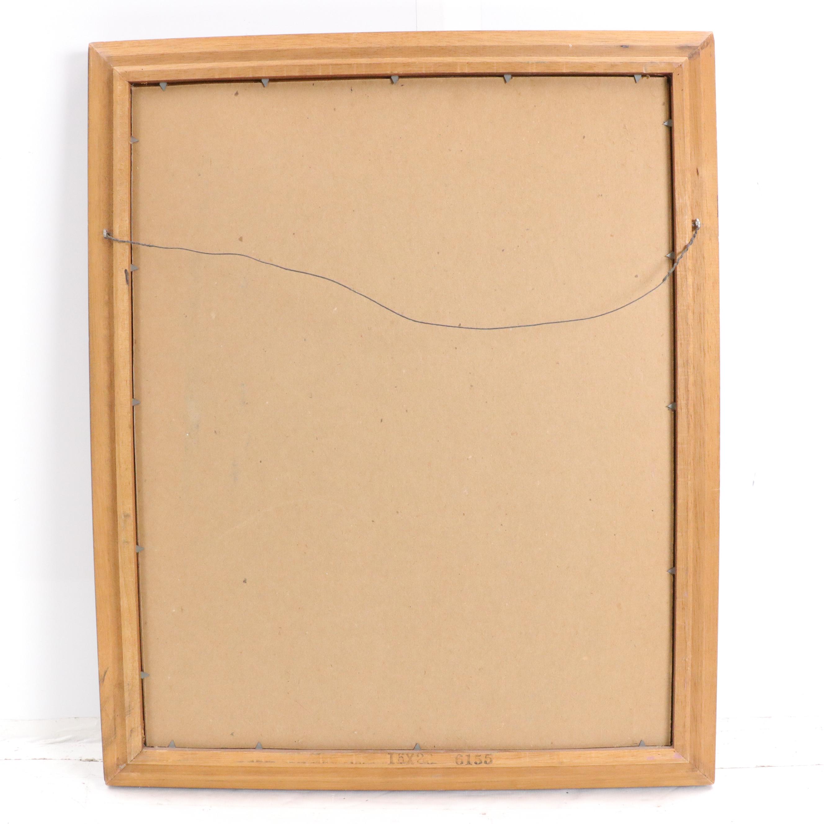 Ornithological Color Halftone After Roger Tory Peterson "Bohemian Wax-Wing"