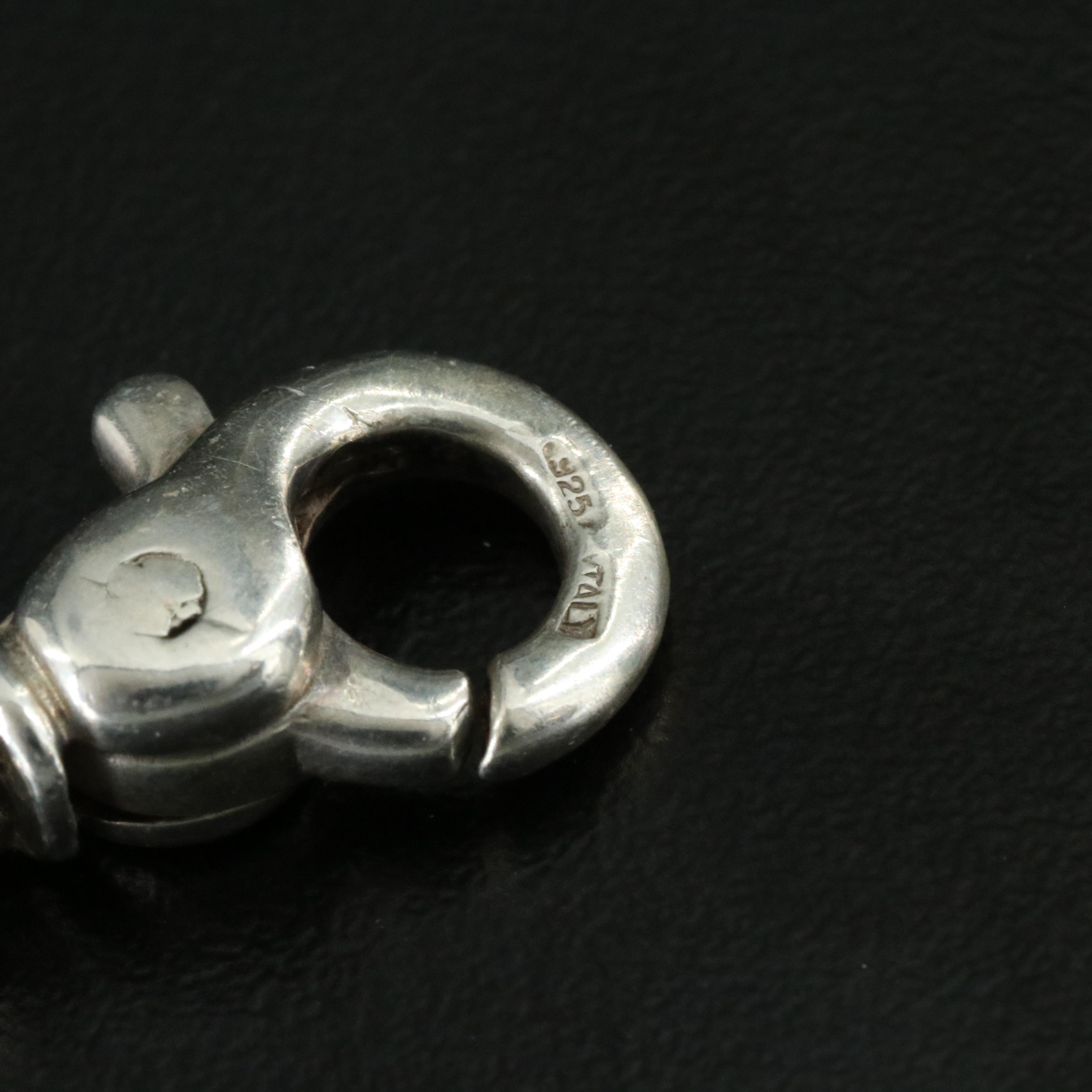 Tiffany & Co. Sterling Hearts Padlock Bracelet with 18K Accent