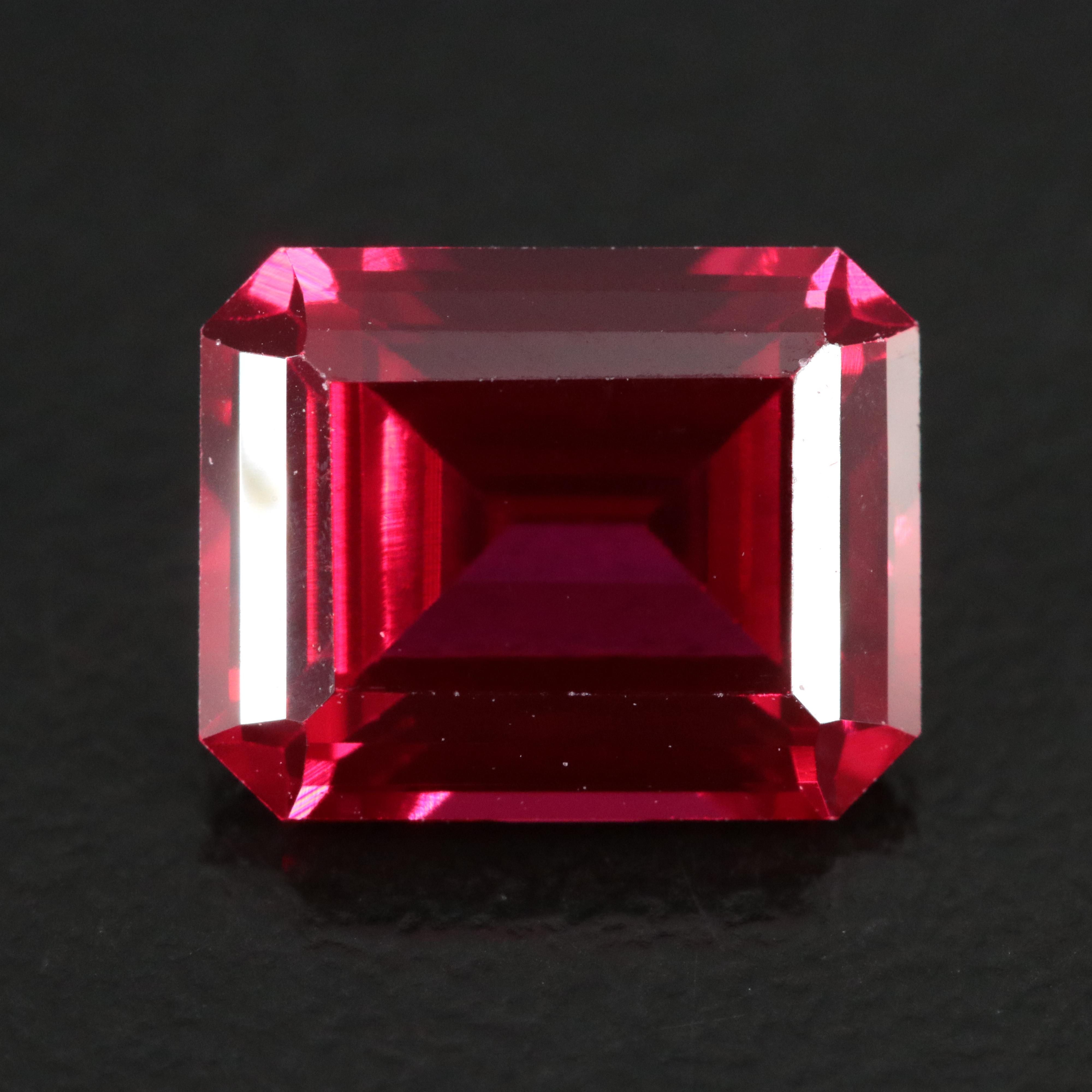 Loose Octagonal Faceted Ruby