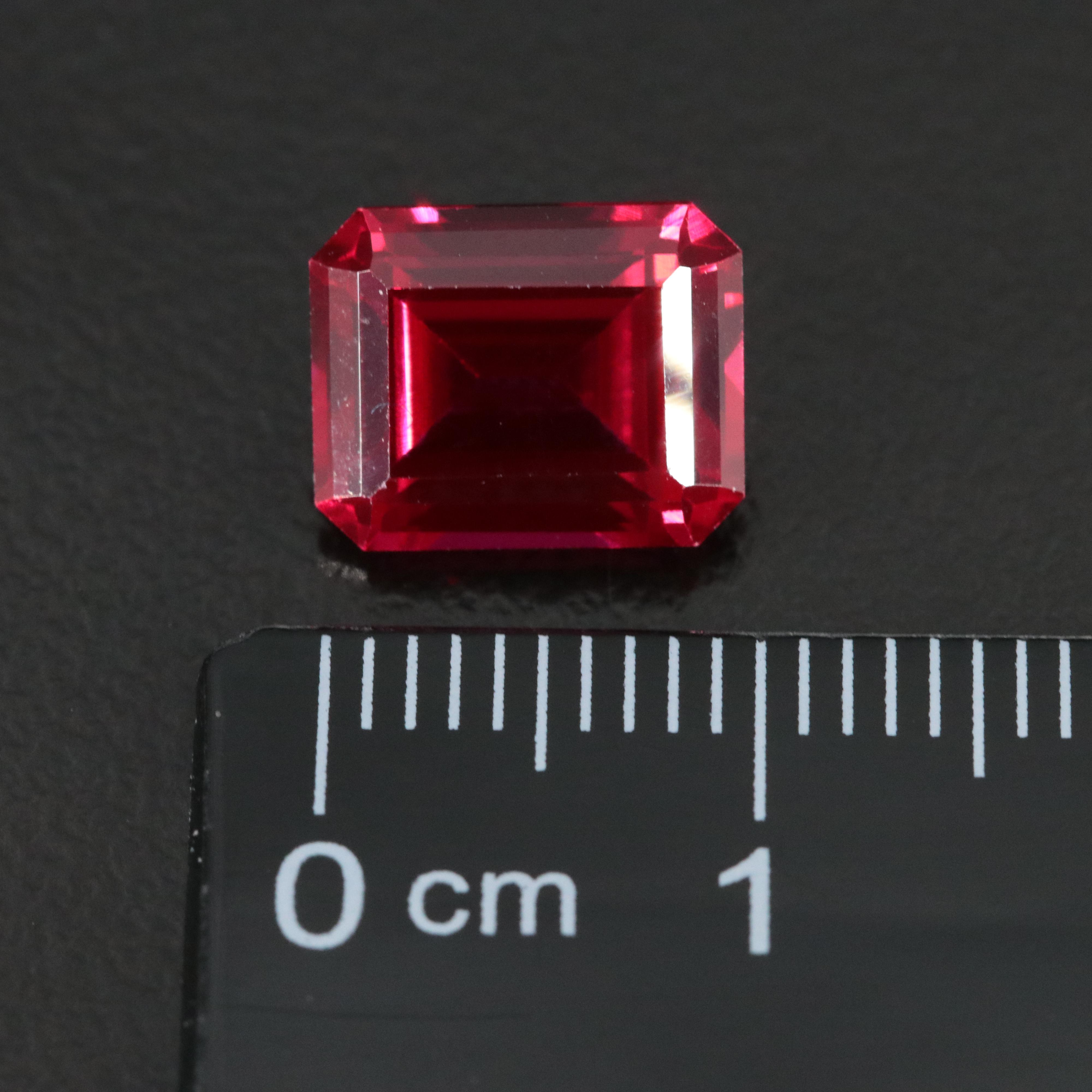 Loose Octagonal Faceted Ruby
