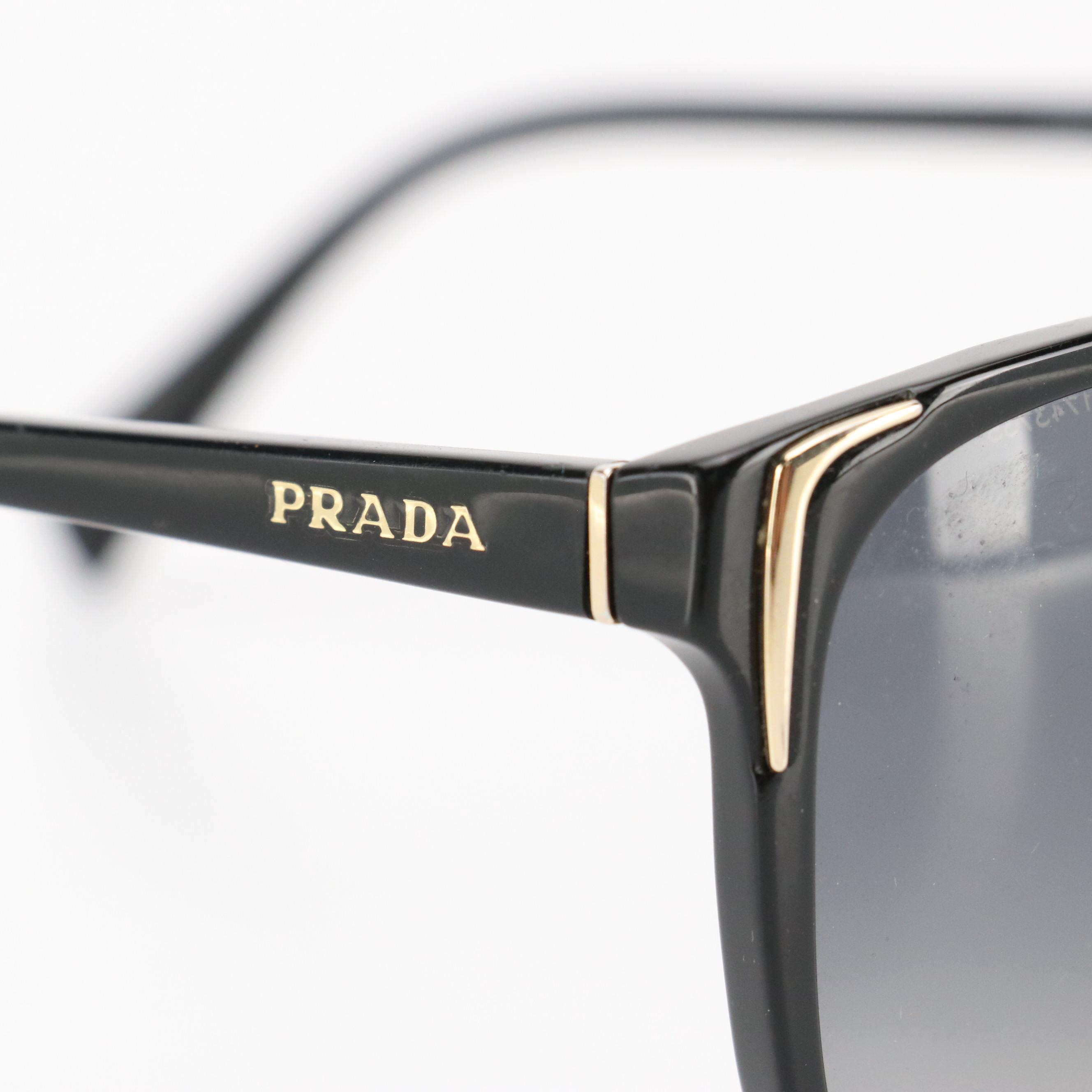 Prada SPR01O Polarized Square Sunglasses