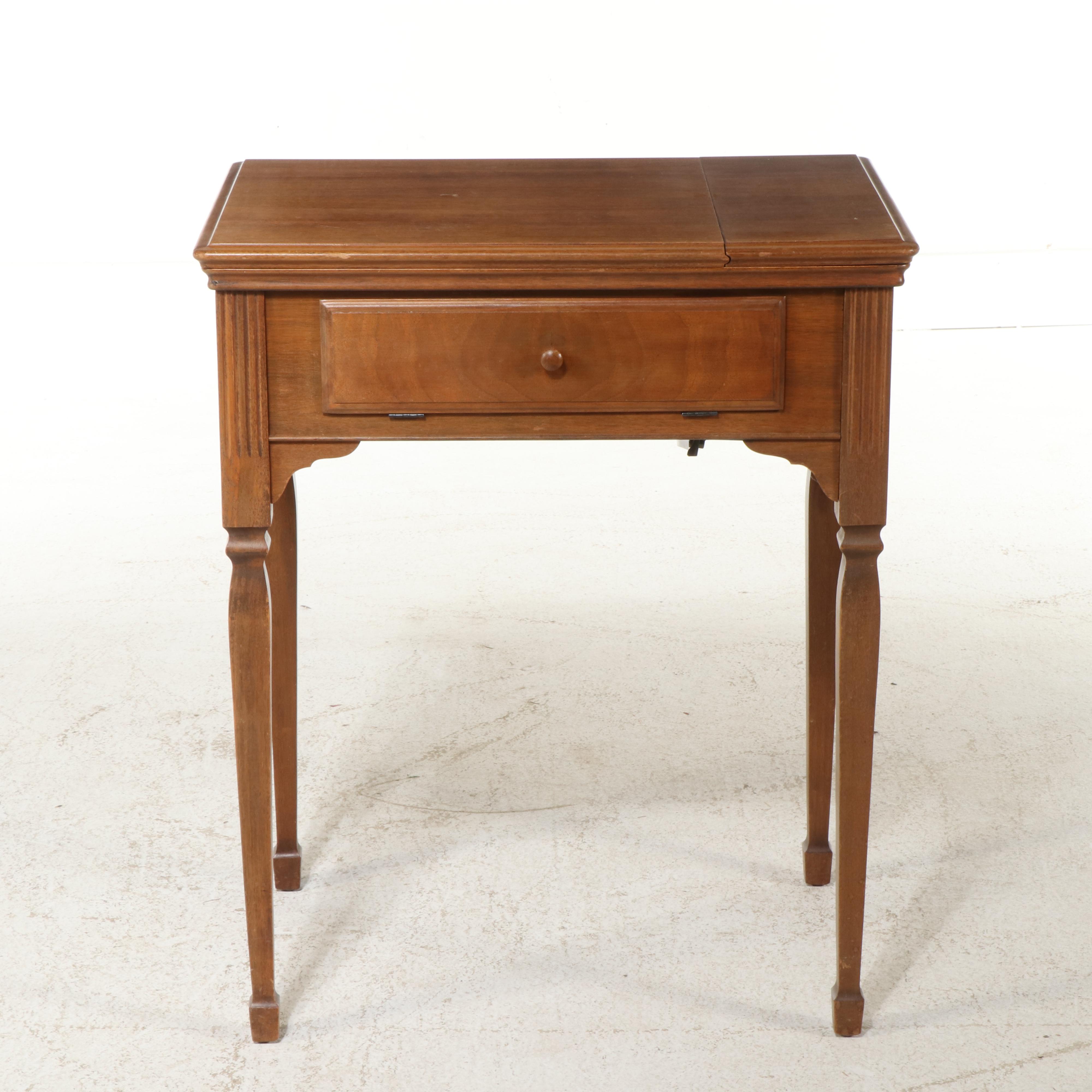 Singer Model 301 Sewing Machine with Sewing Table and Accesories