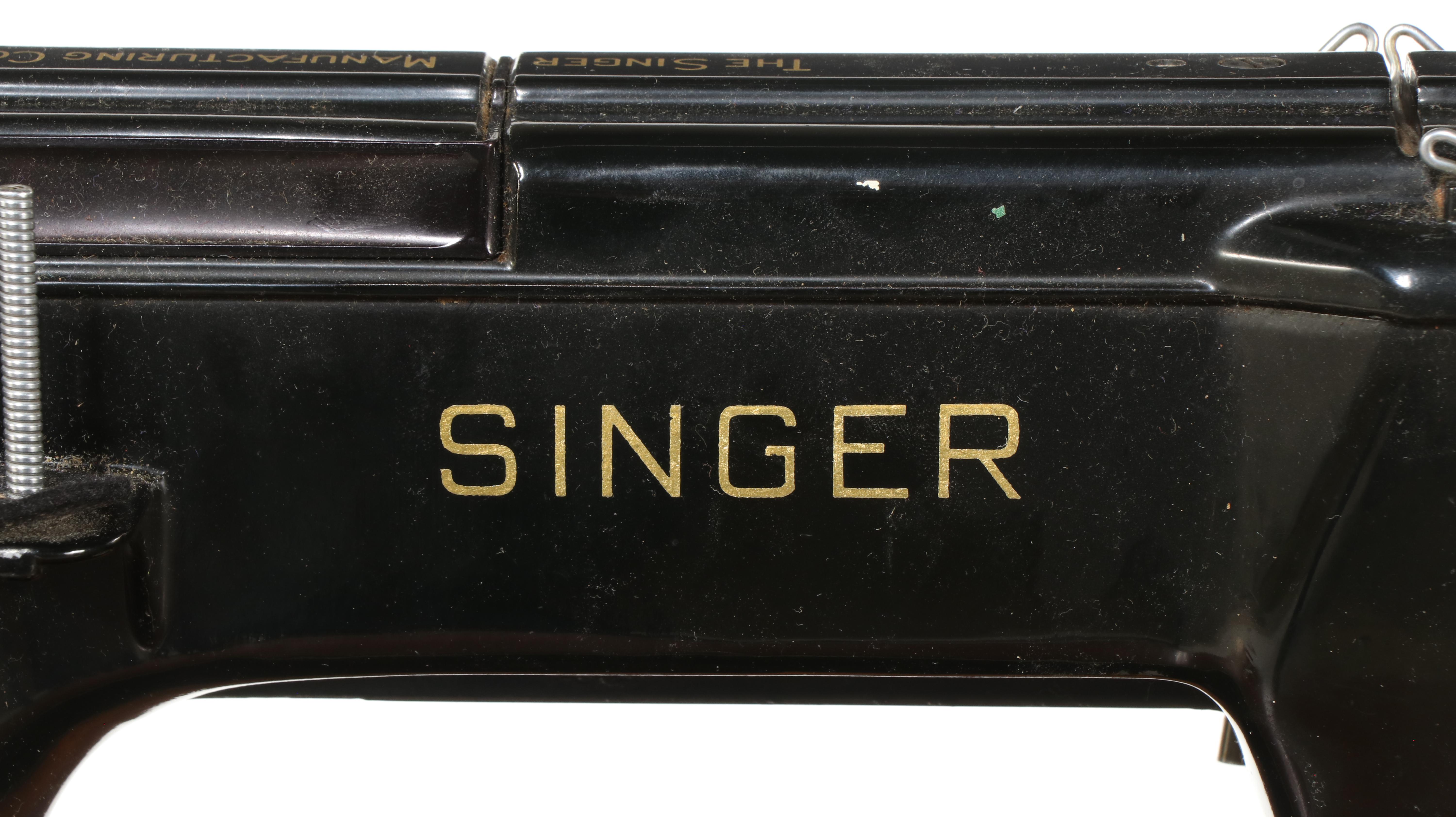 Singer Model 301 Sewing Machine with Sewing Table and Accesories