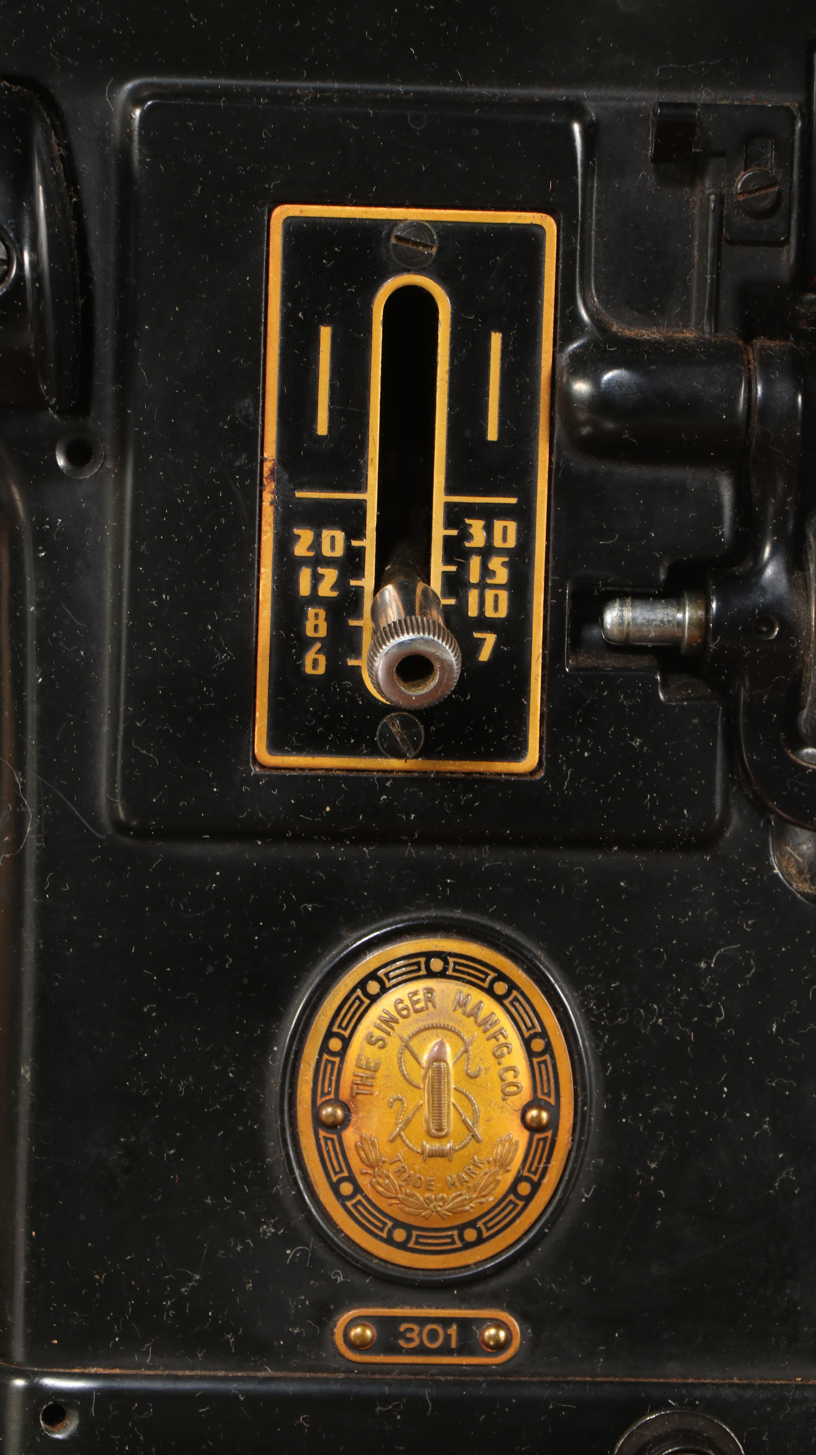 Singer Model 301 Sewing Machine with Sewing Table and Accesories