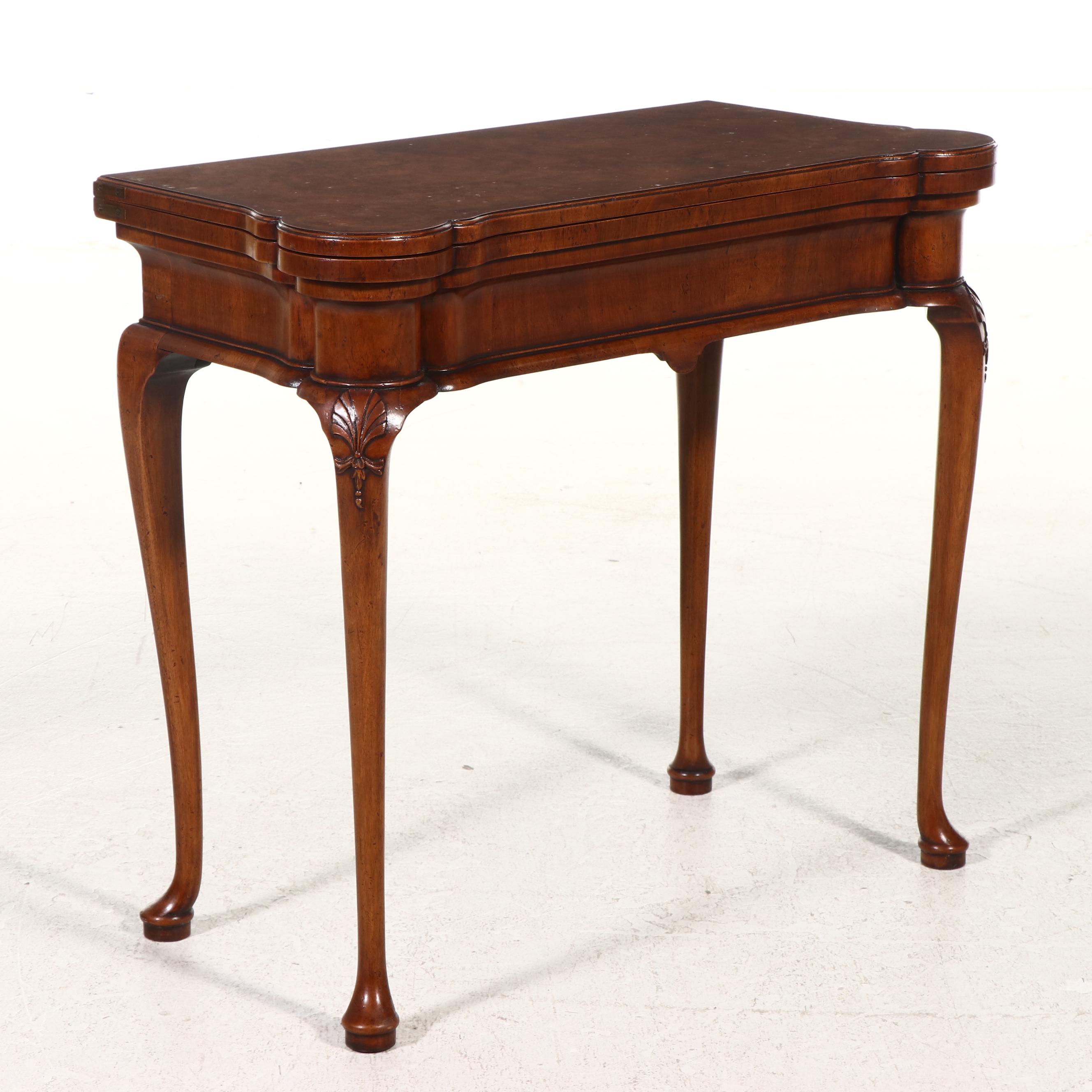 English Oak Flip-Top Games Table