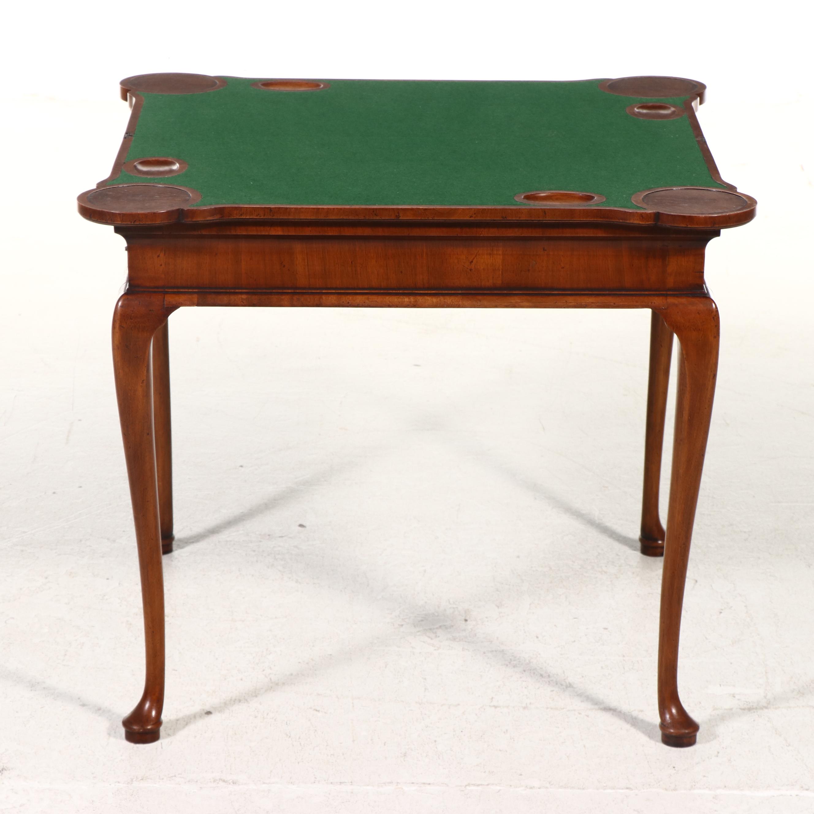 English Oak Flip-Top Games Table