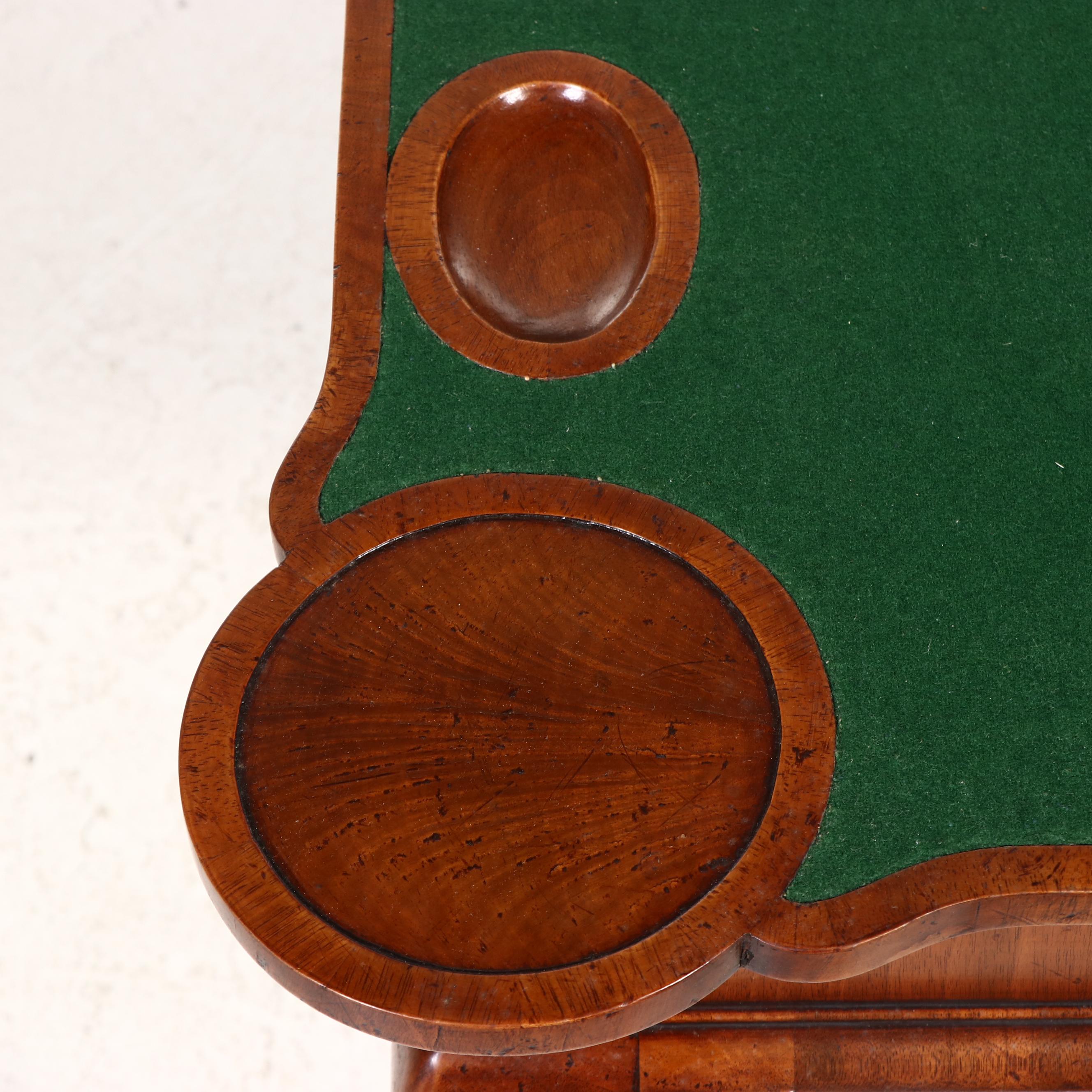 English Oak Flip-Top Games Table