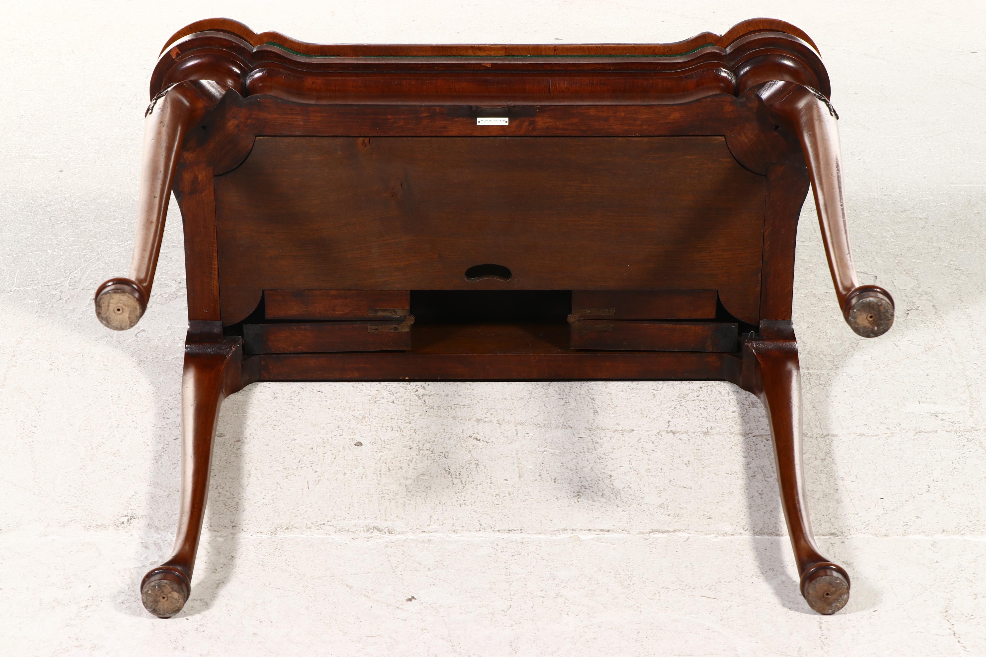 English Oak Flip-Top Games Table