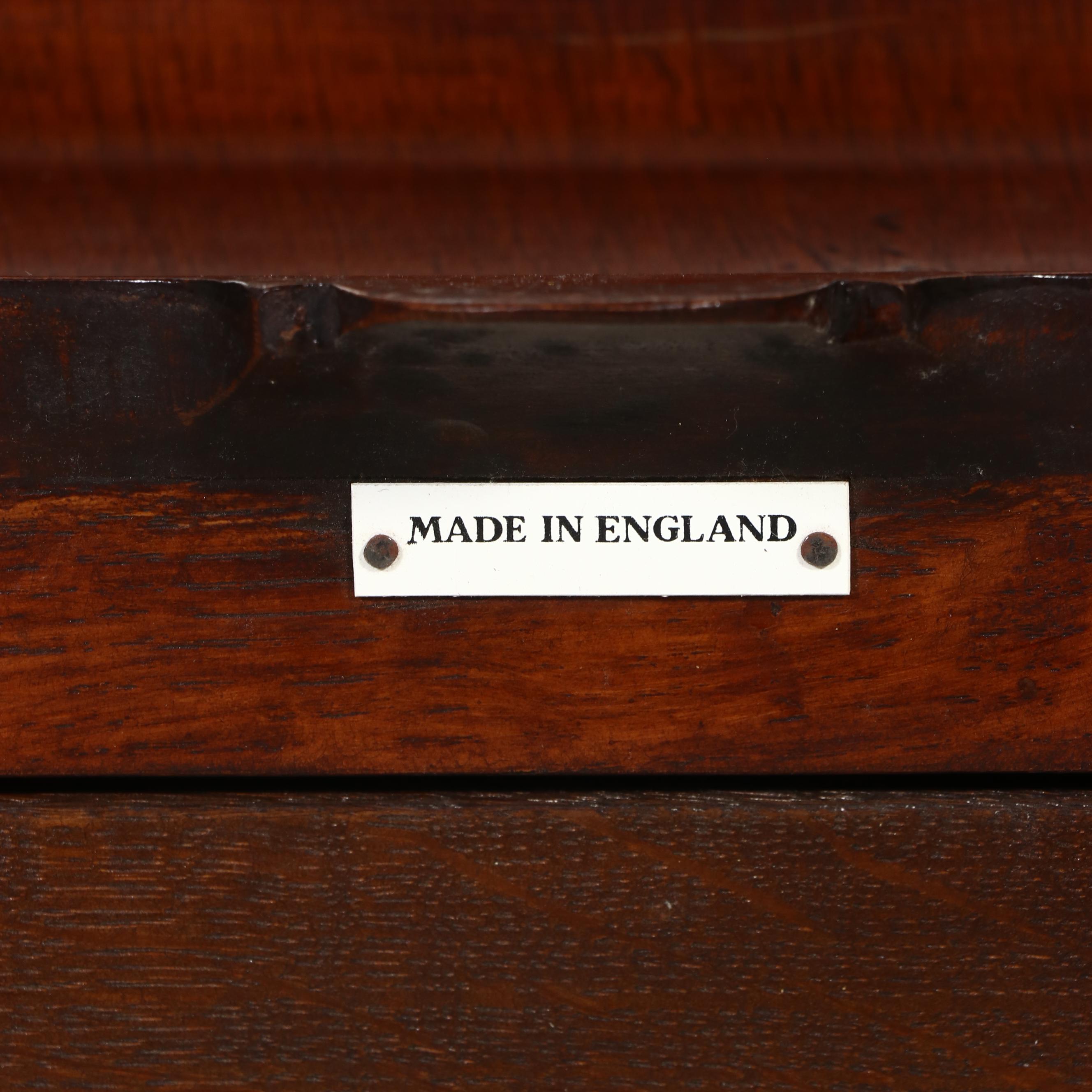 English Oak Flip-Top Games Table