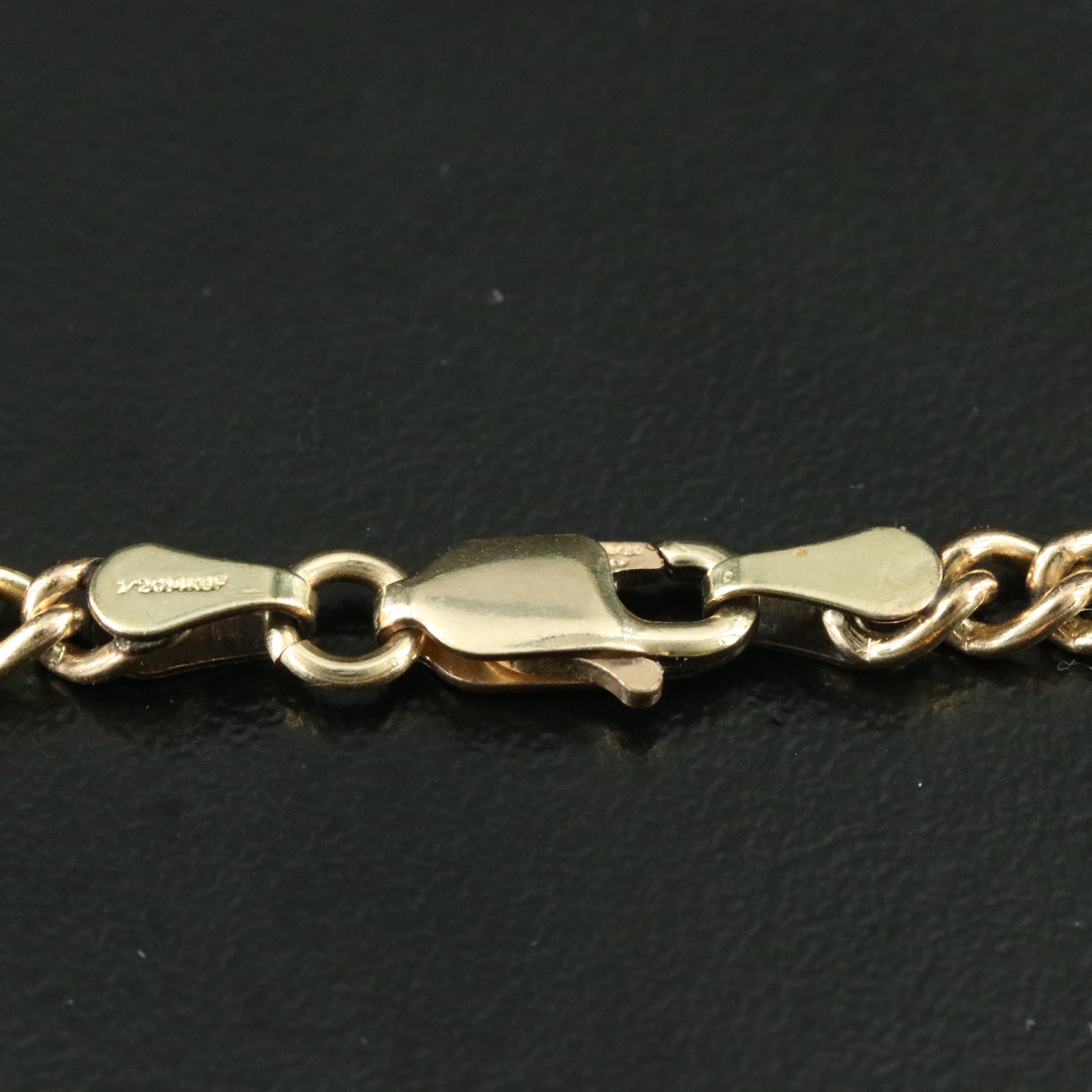 Gold-Filled Necklace with 1882 Indian Princess Head $3 Gold Coin