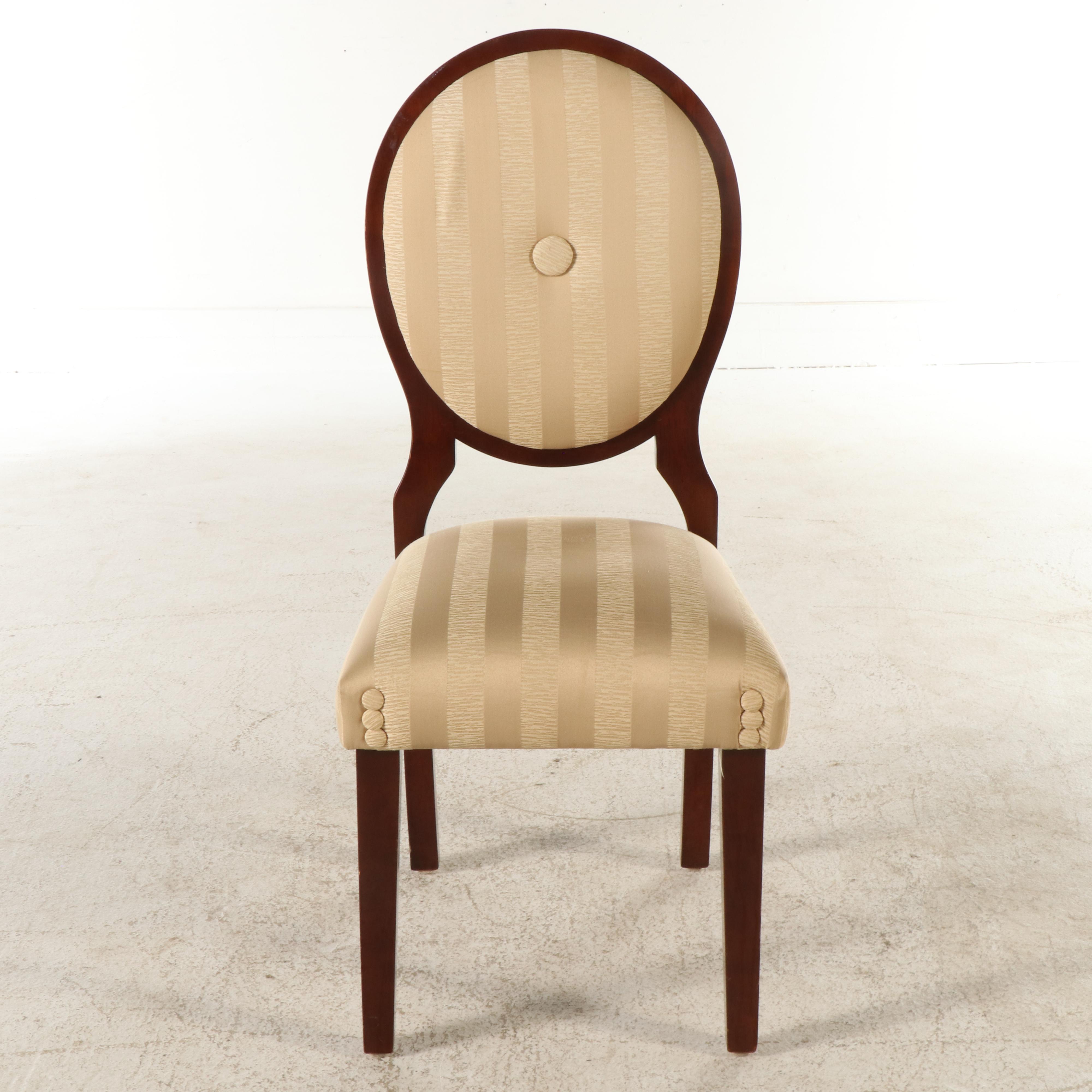 Set of Six The Bombay Co. Classical Style Mahogany Dining Chairs