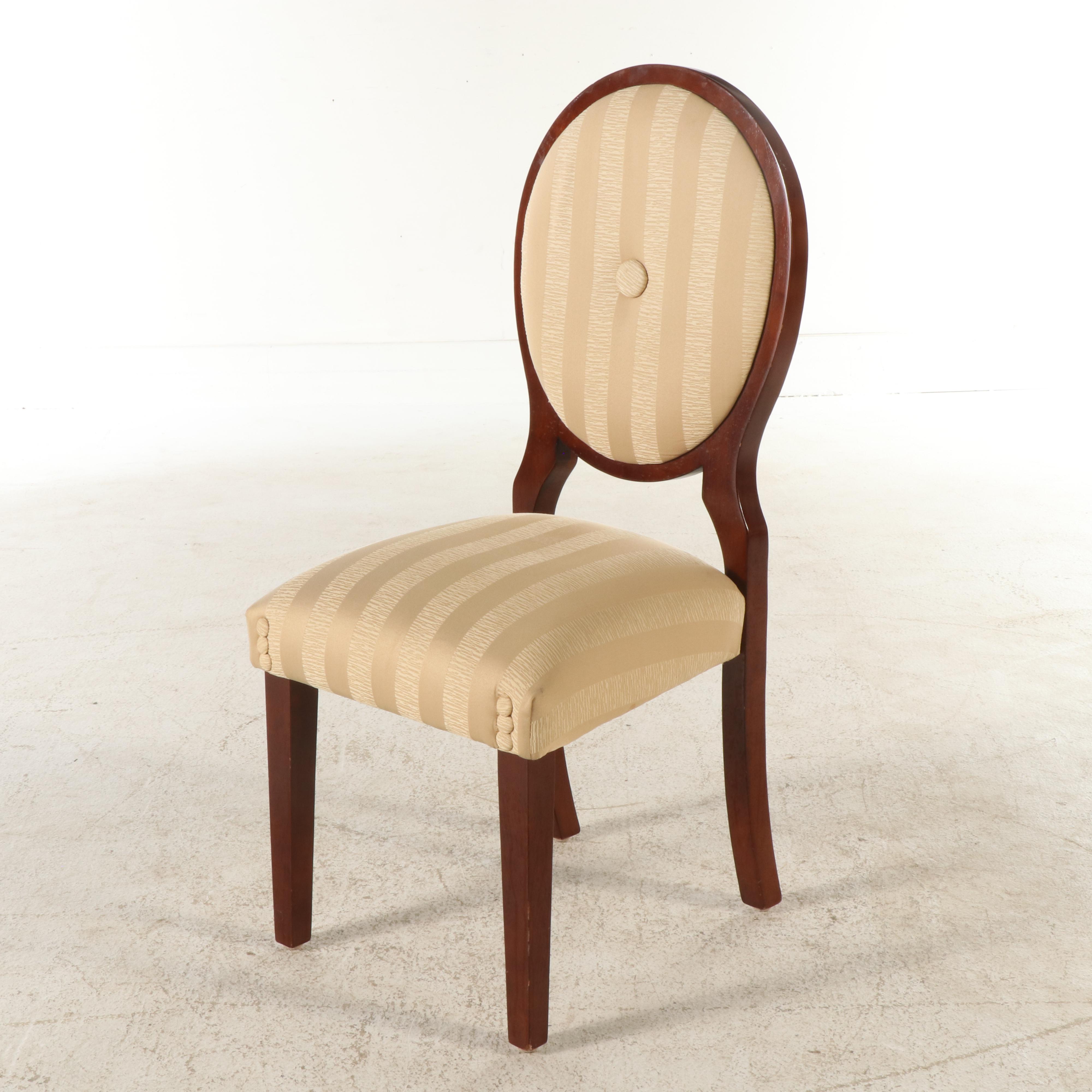 Set of Six The Bombay Co. Classical Style Mahogany Dining Chairs