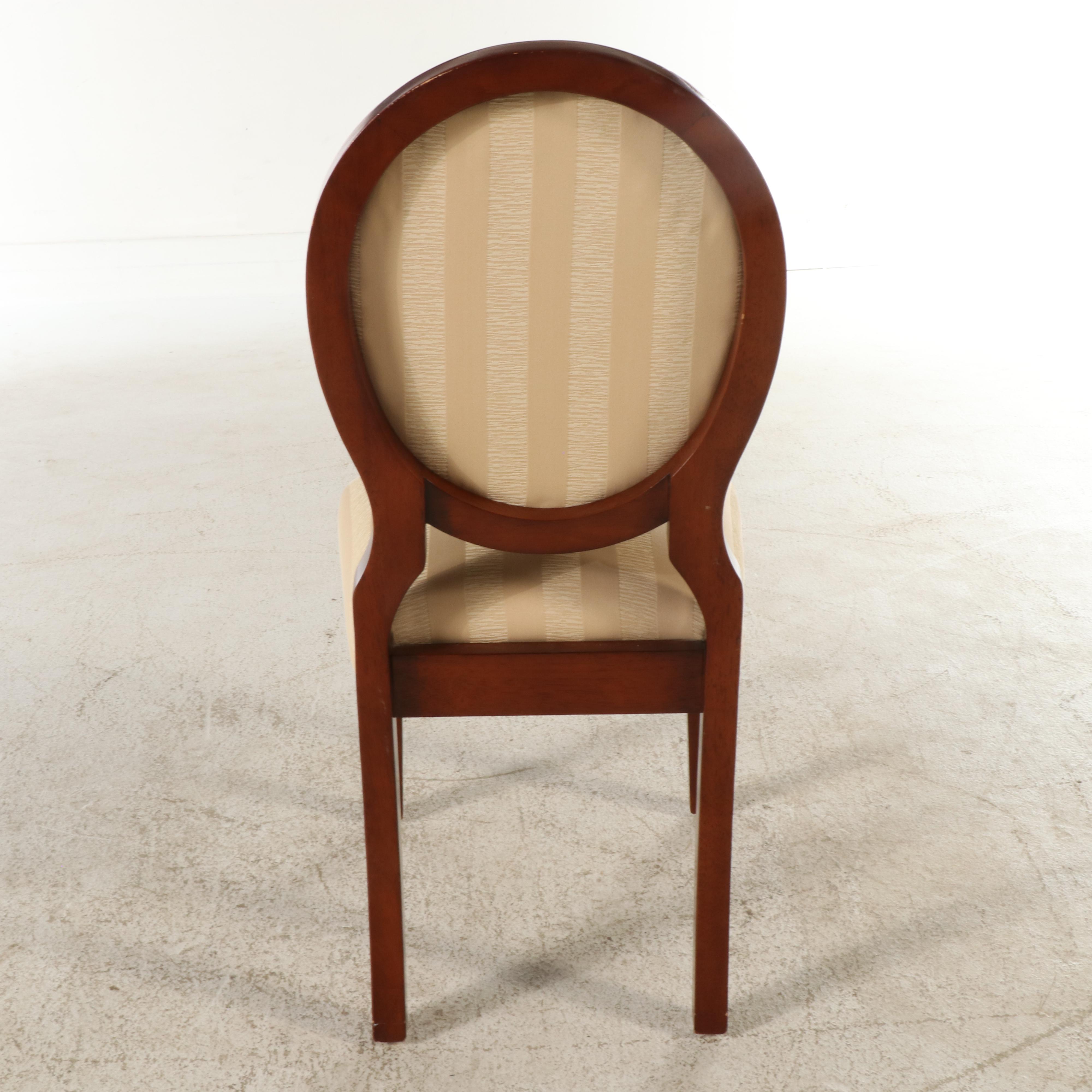 Set of Six The Bombay Co. Classical Style Mahogany Dining Chairs