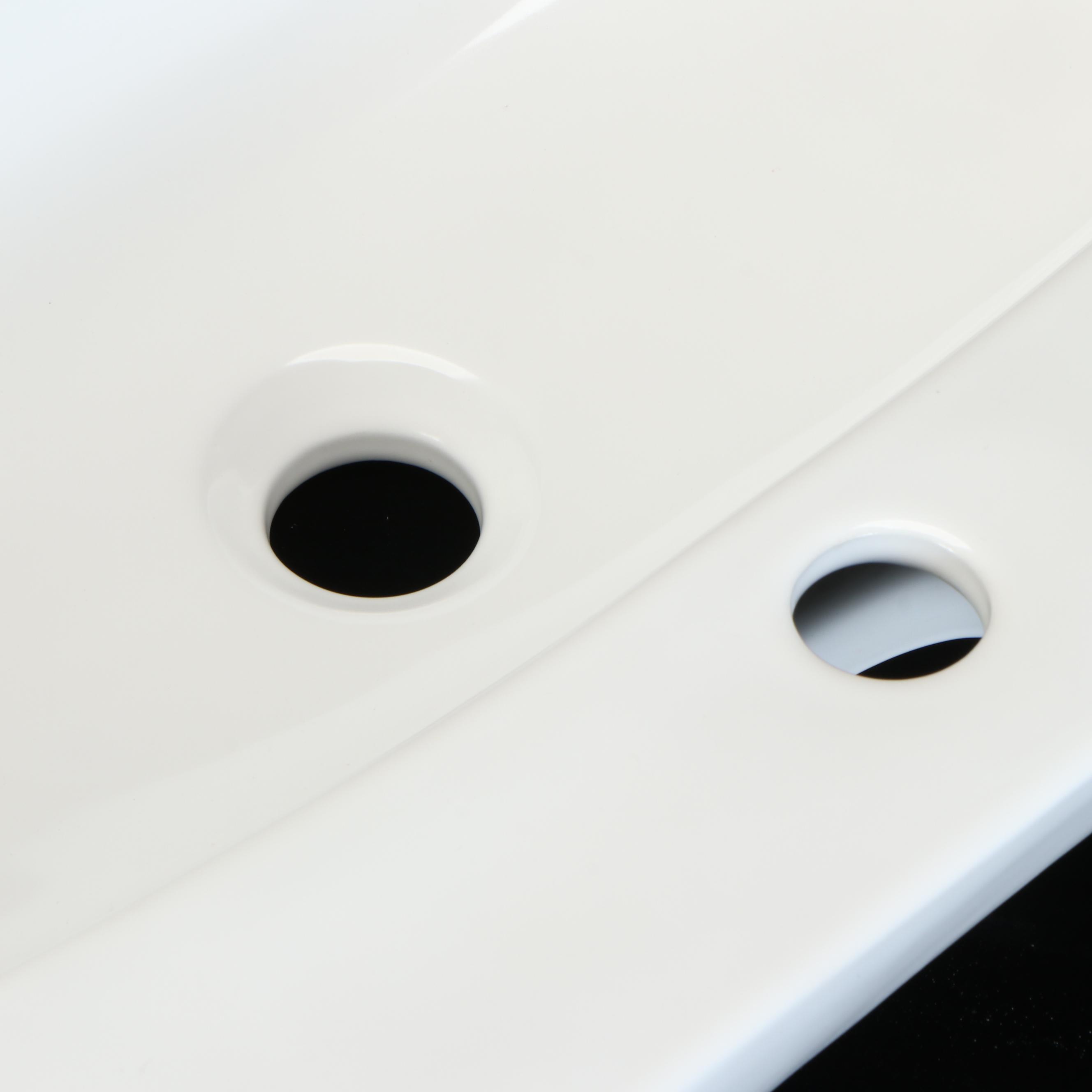 Rectangular Porcelain Vessel Sink