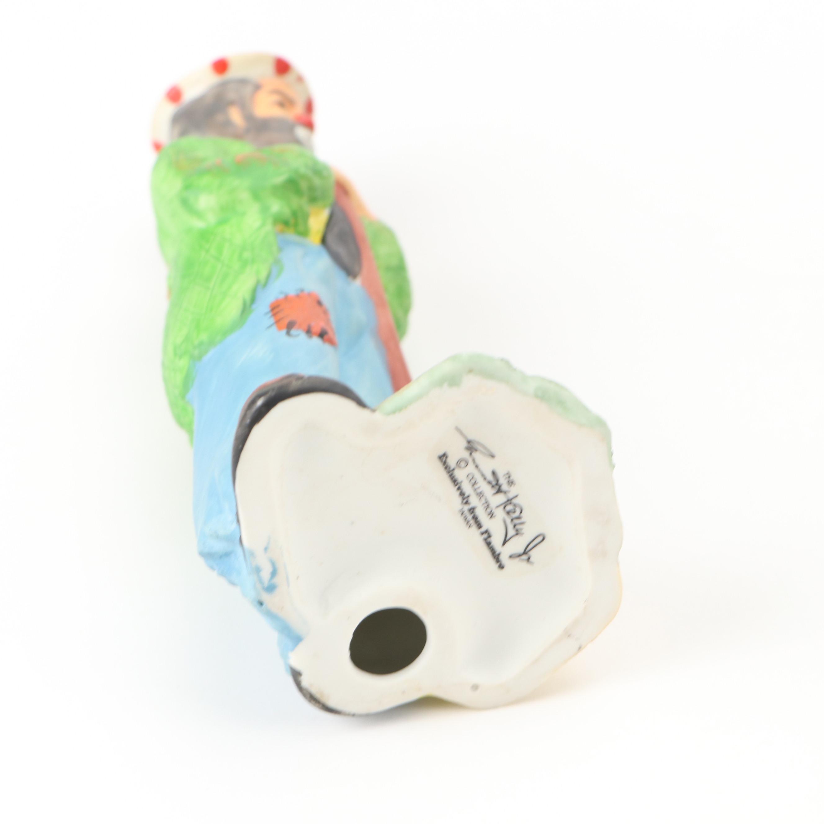 Flambro Emmett Kelly Jr. Clown Figurine and Dynasty Doll Collection Doll