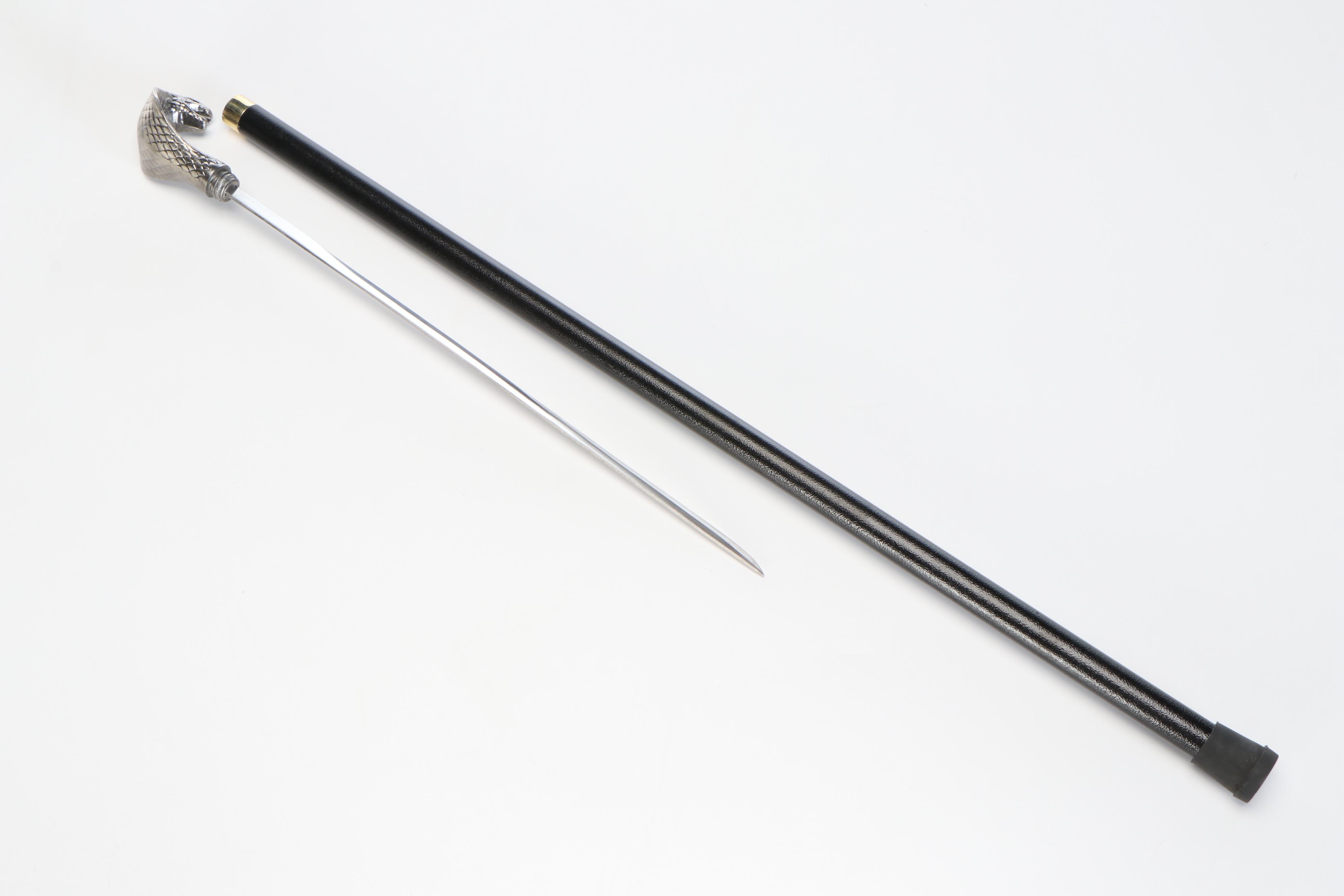 Hooded Cobra Sword Cane