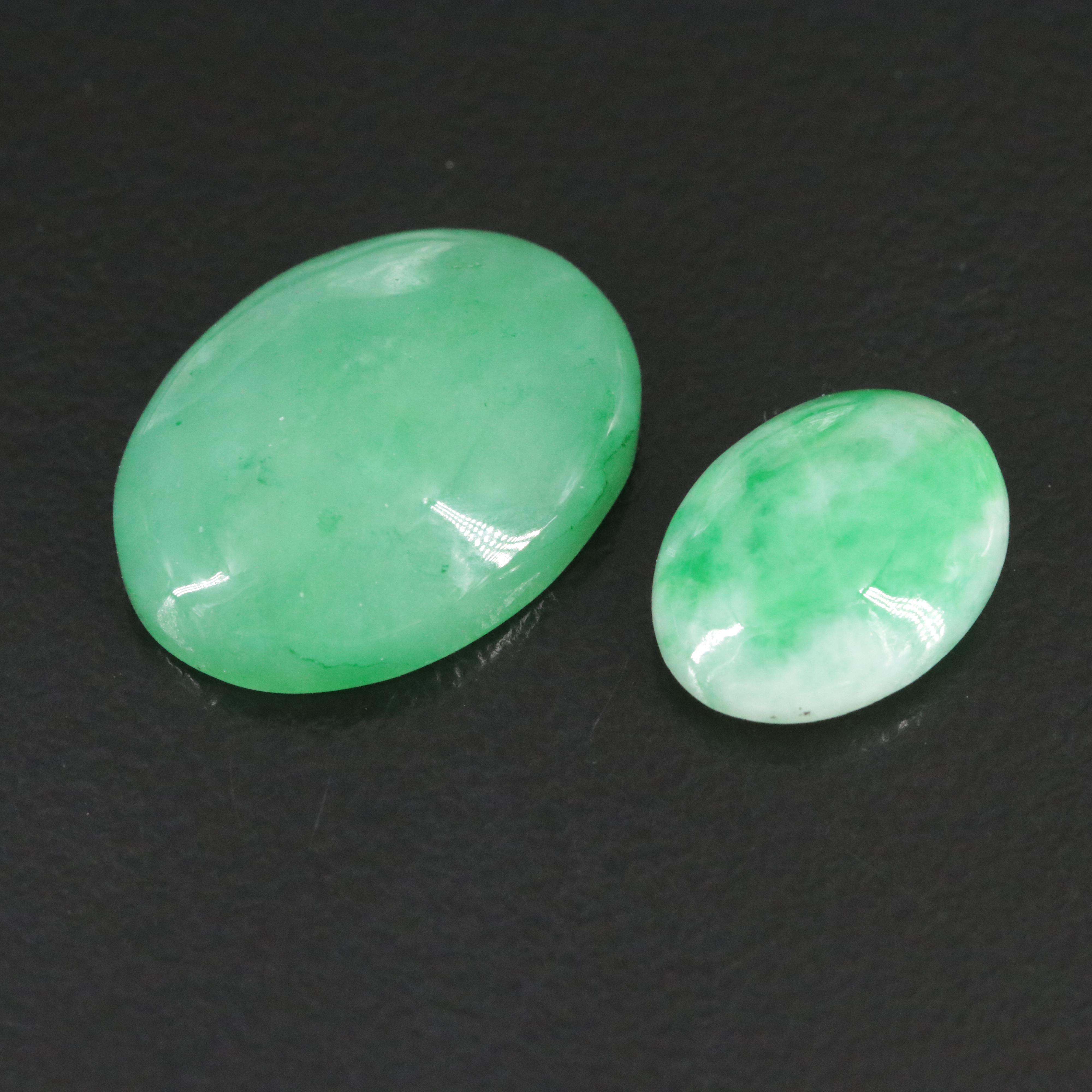 Loose Oval Cabochon Jadeite
