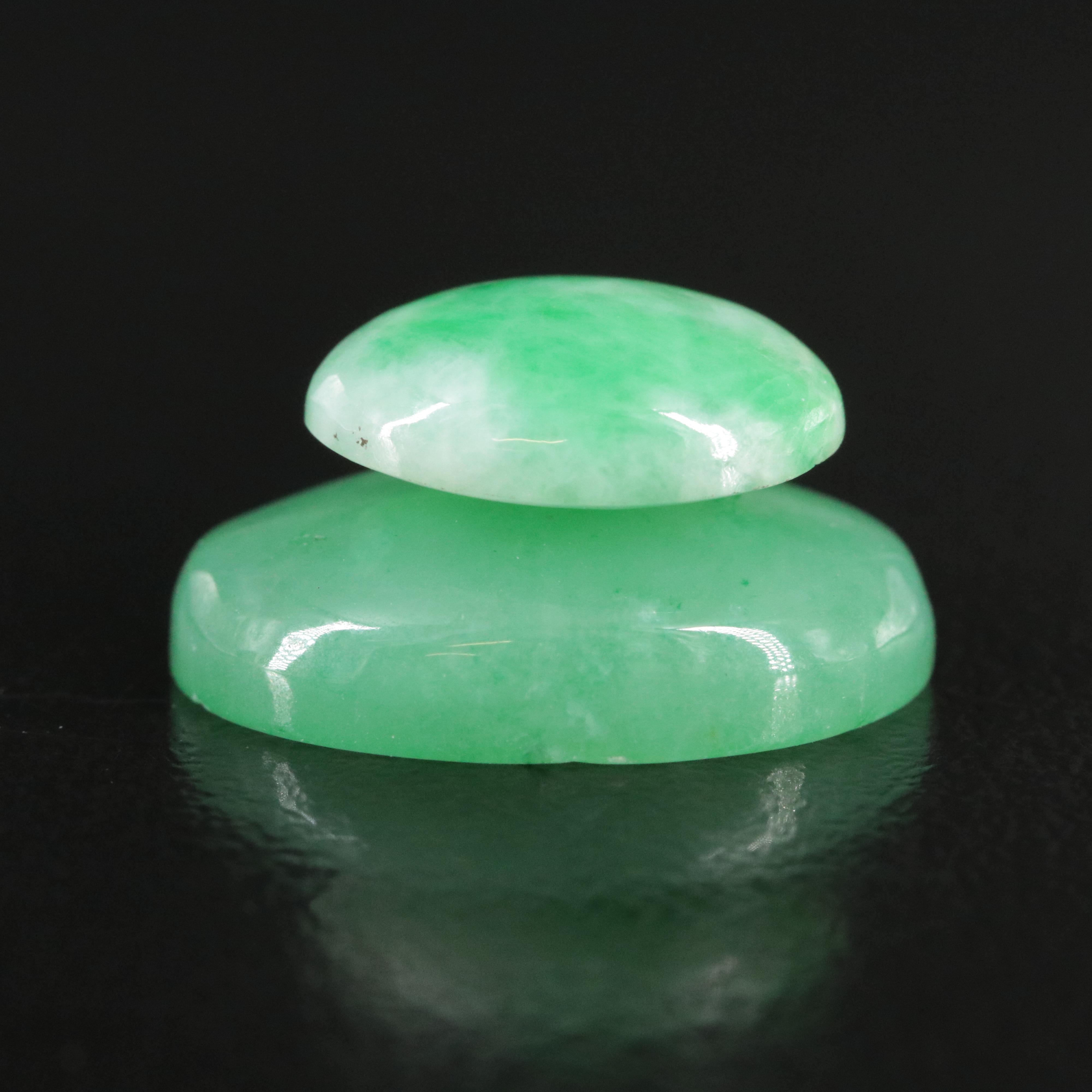 Loose Oval Cabochon Jadeite