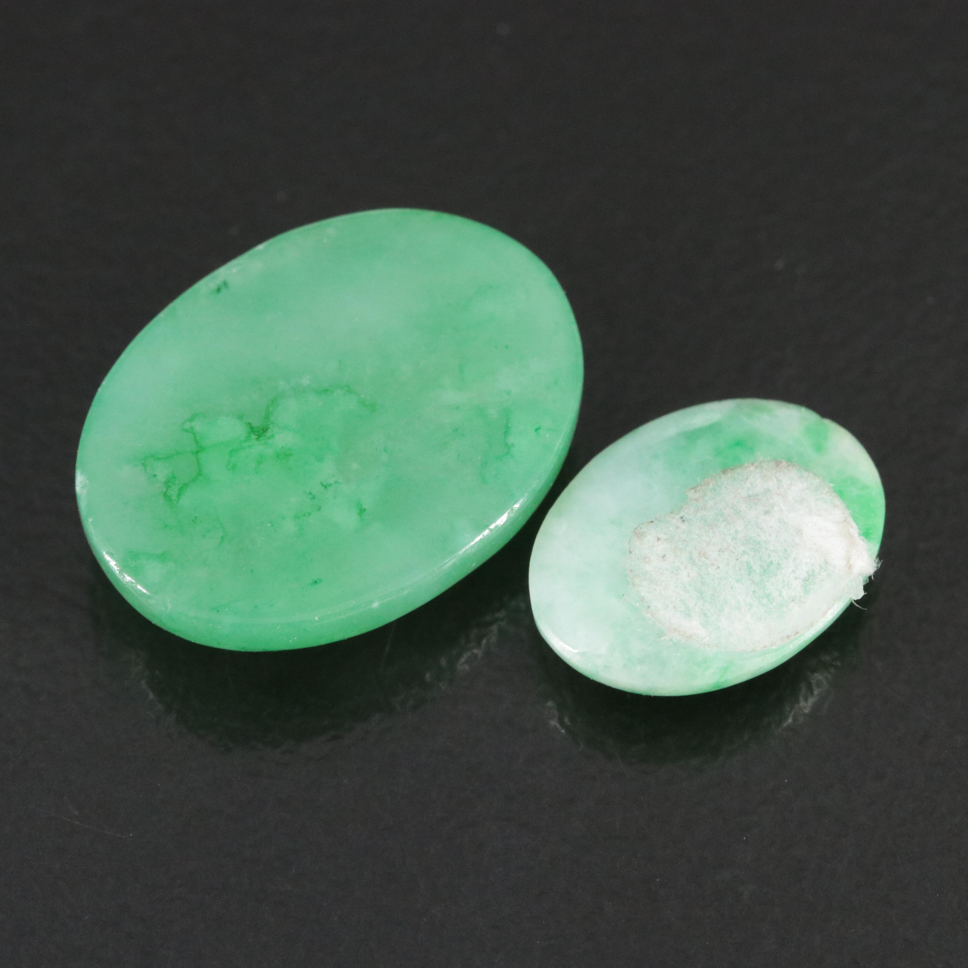 Loose Oval Cabochon Jadeite
