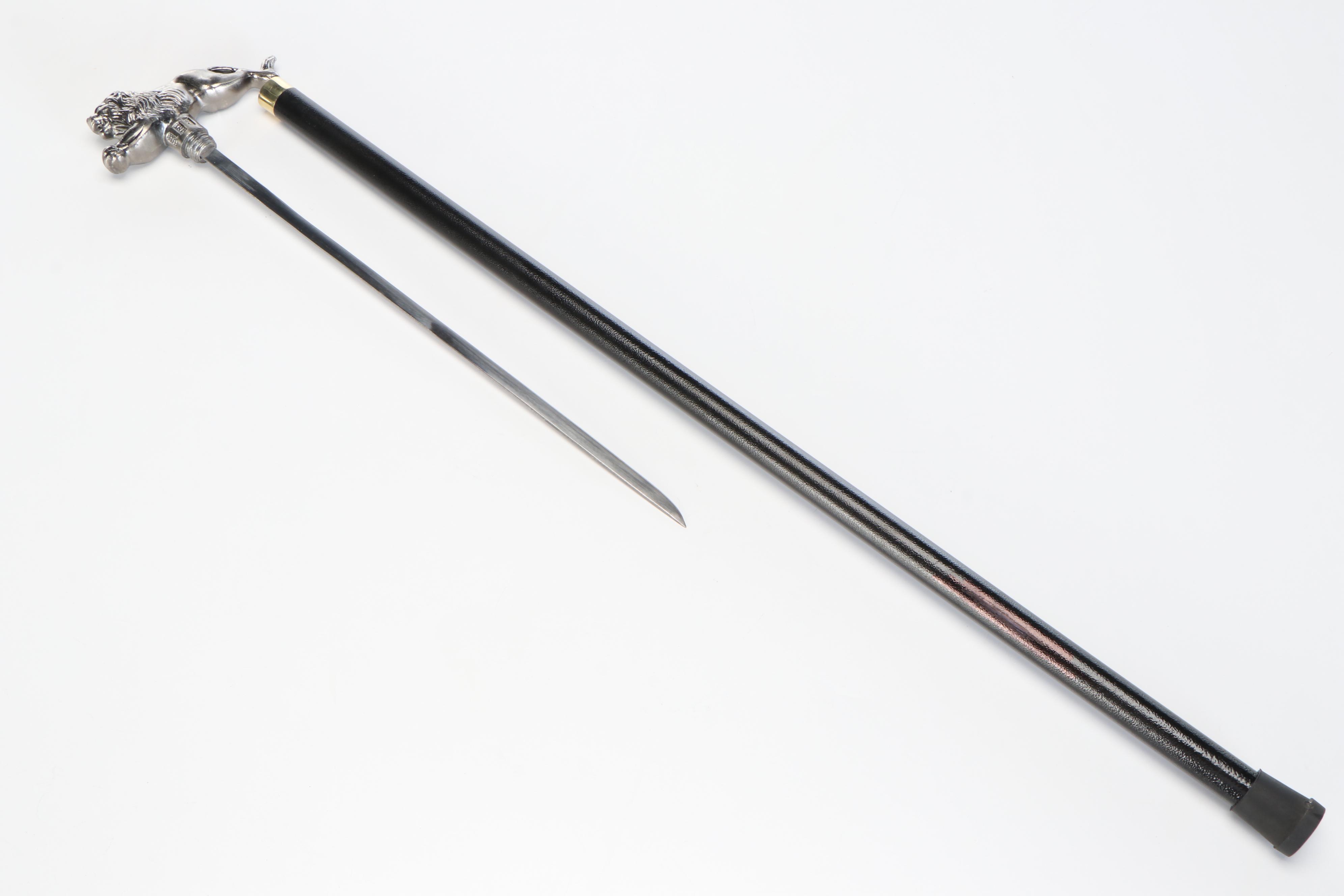 Leaping Lion Sword Cane