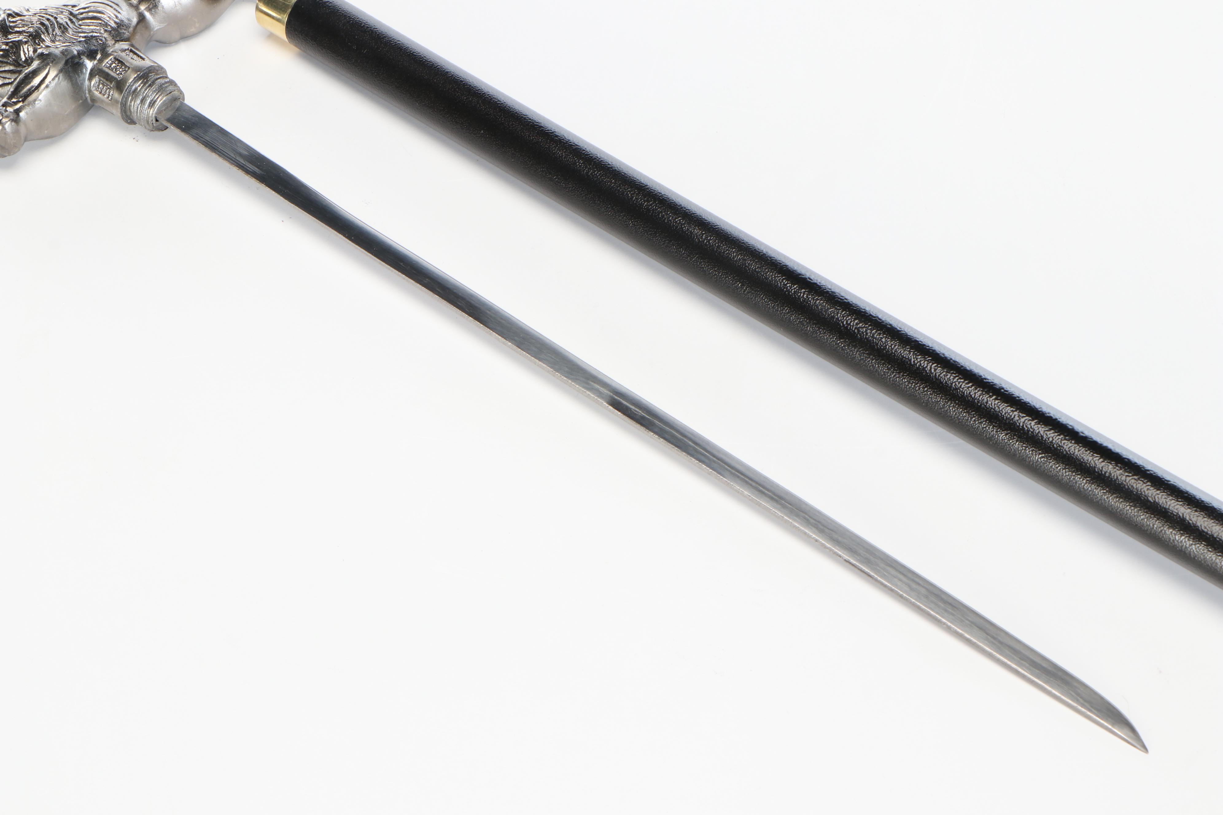 Leaping Lion Sword Cane