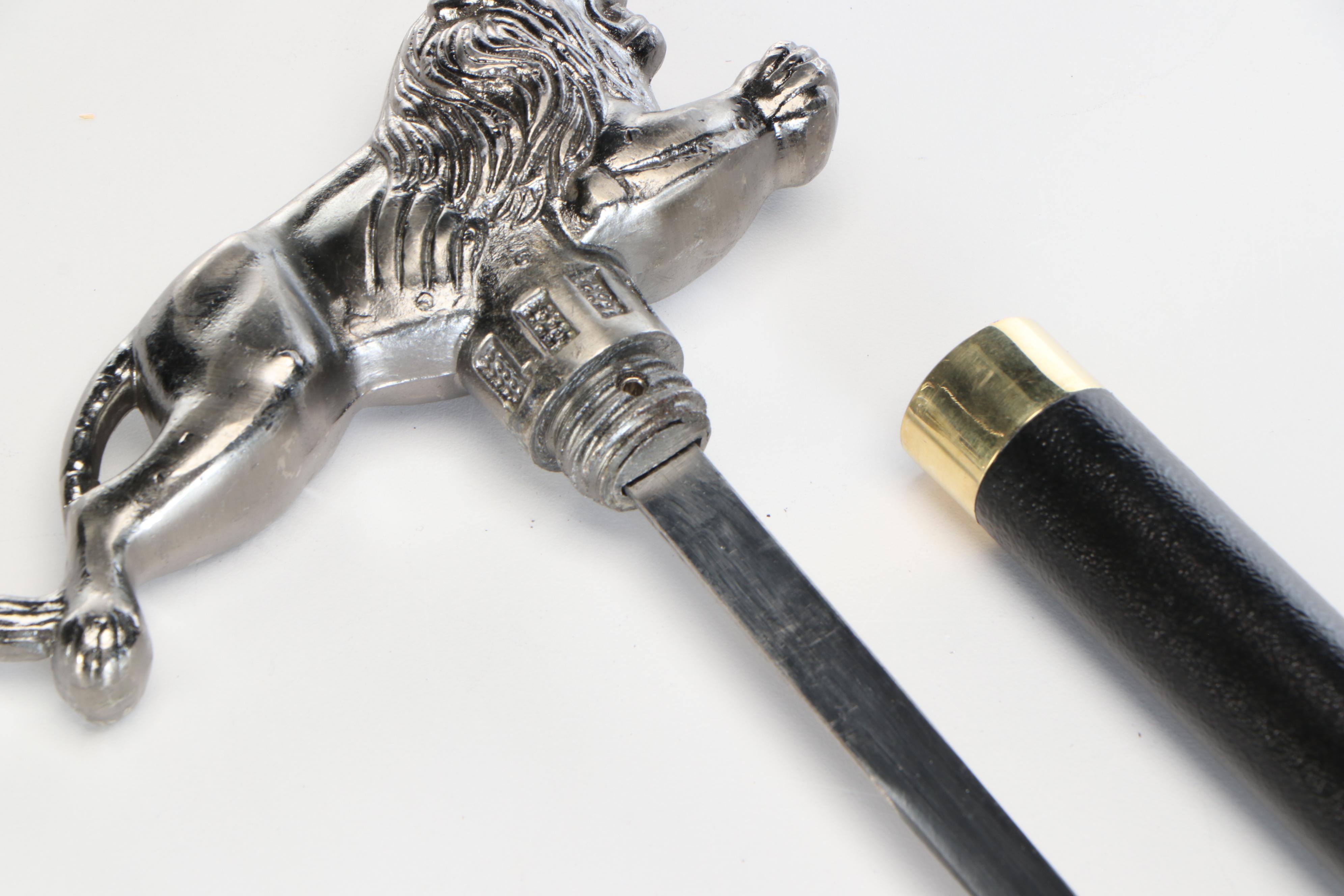 Leaping Lion Sword Cane