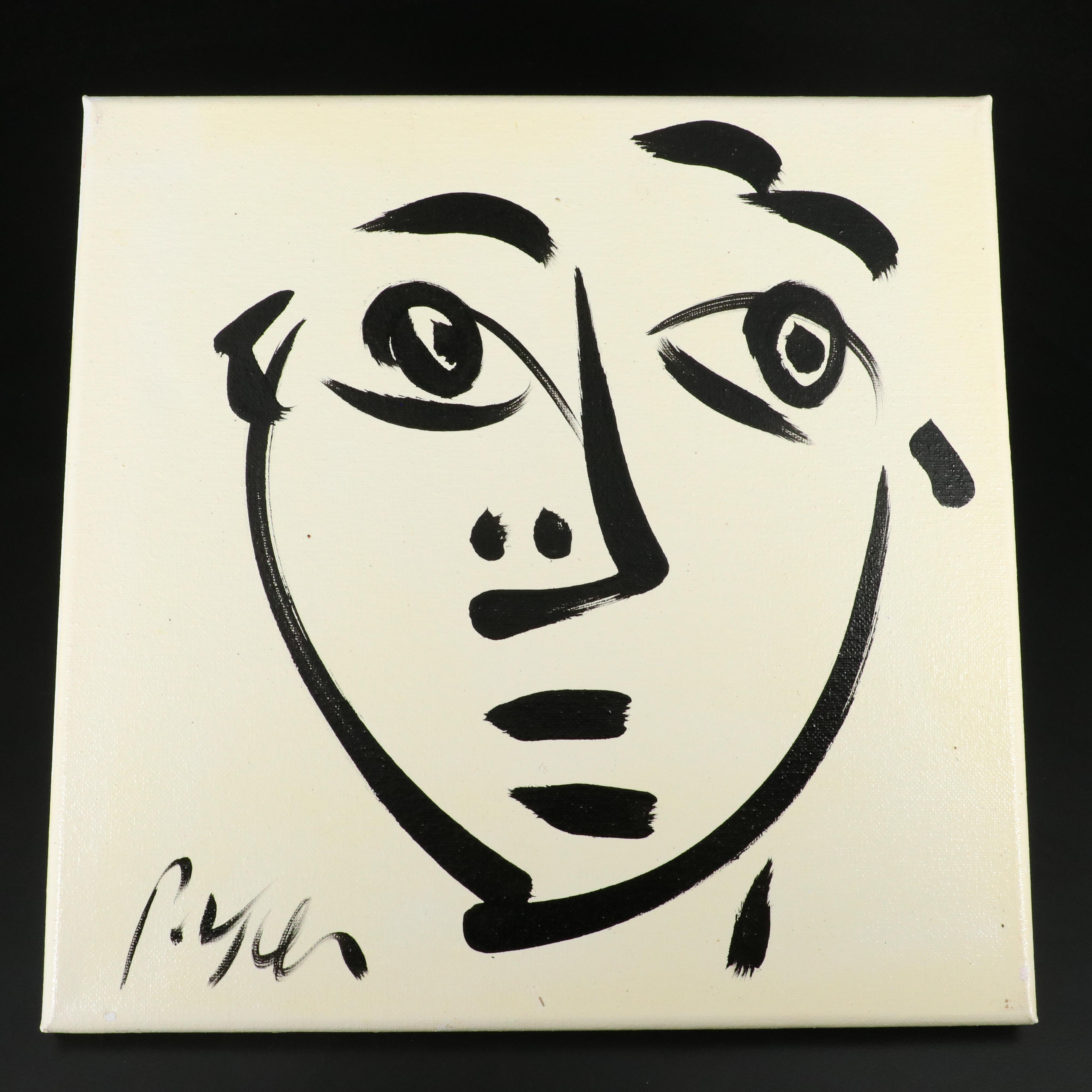 Peter Robert Keil Stylized Acrylic Portrait