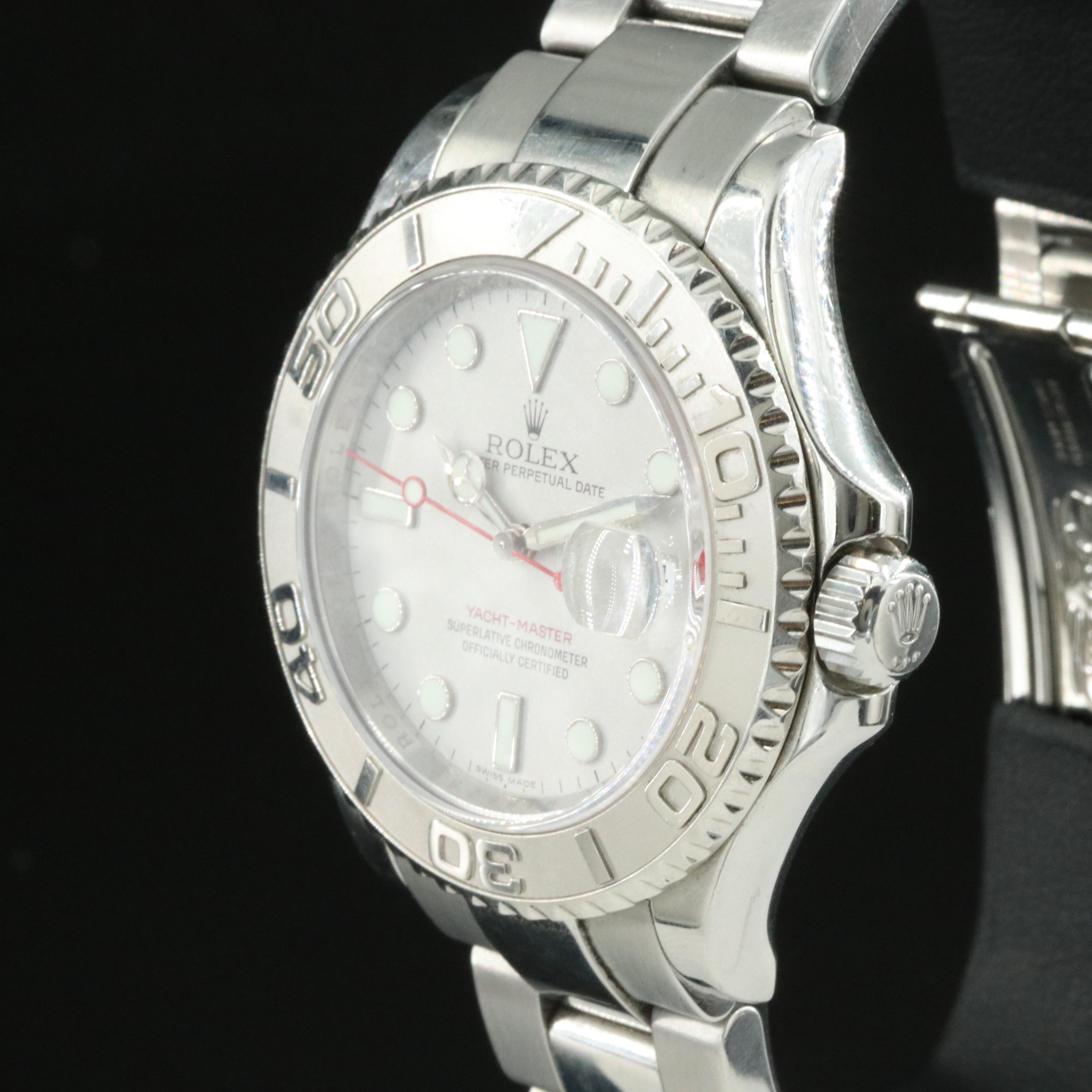 2007 Rolex Yacht-Master Platinum and Stainless Steel Watch