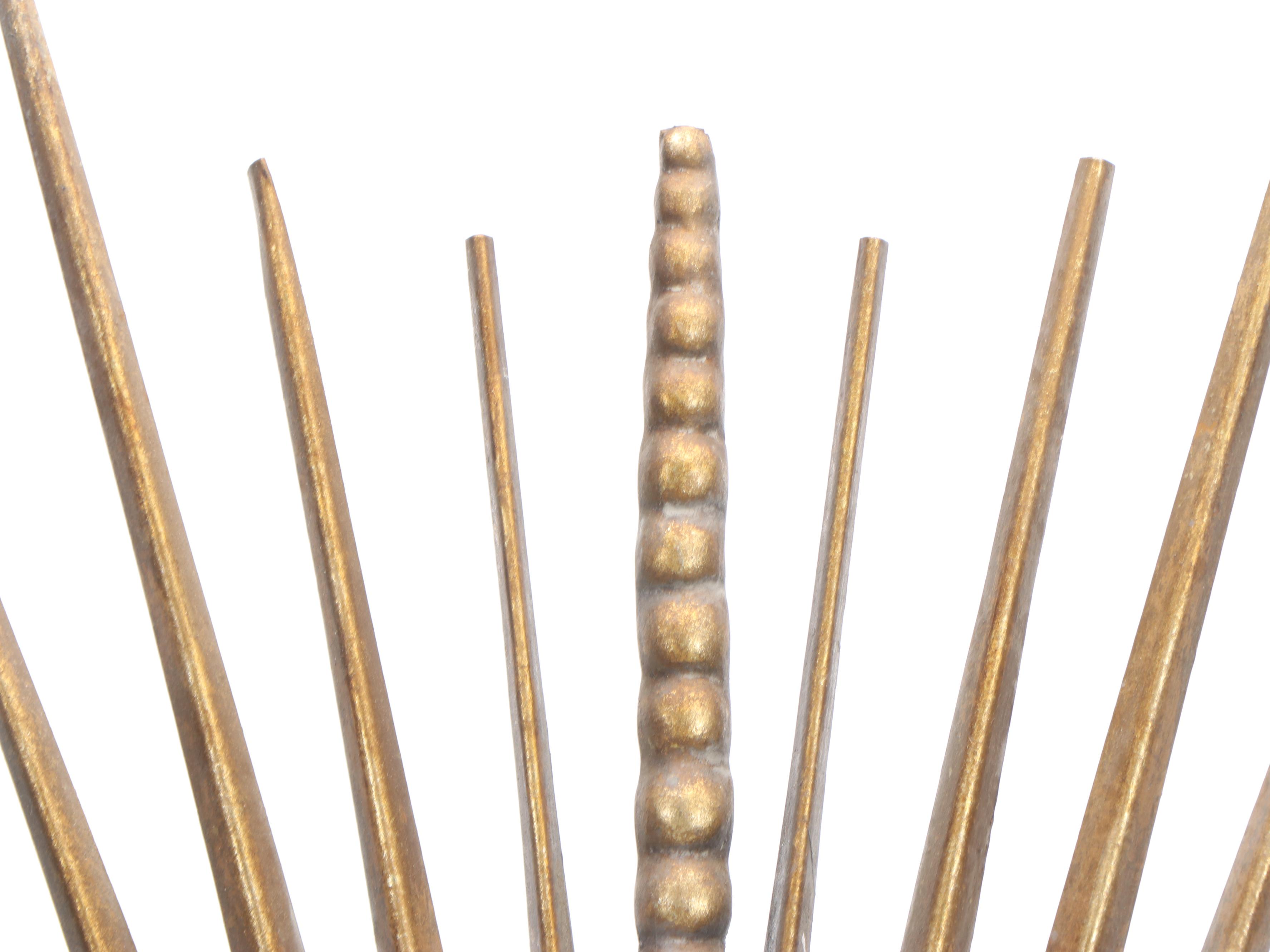 Uttermost Metal Sunburst Wall Mirror