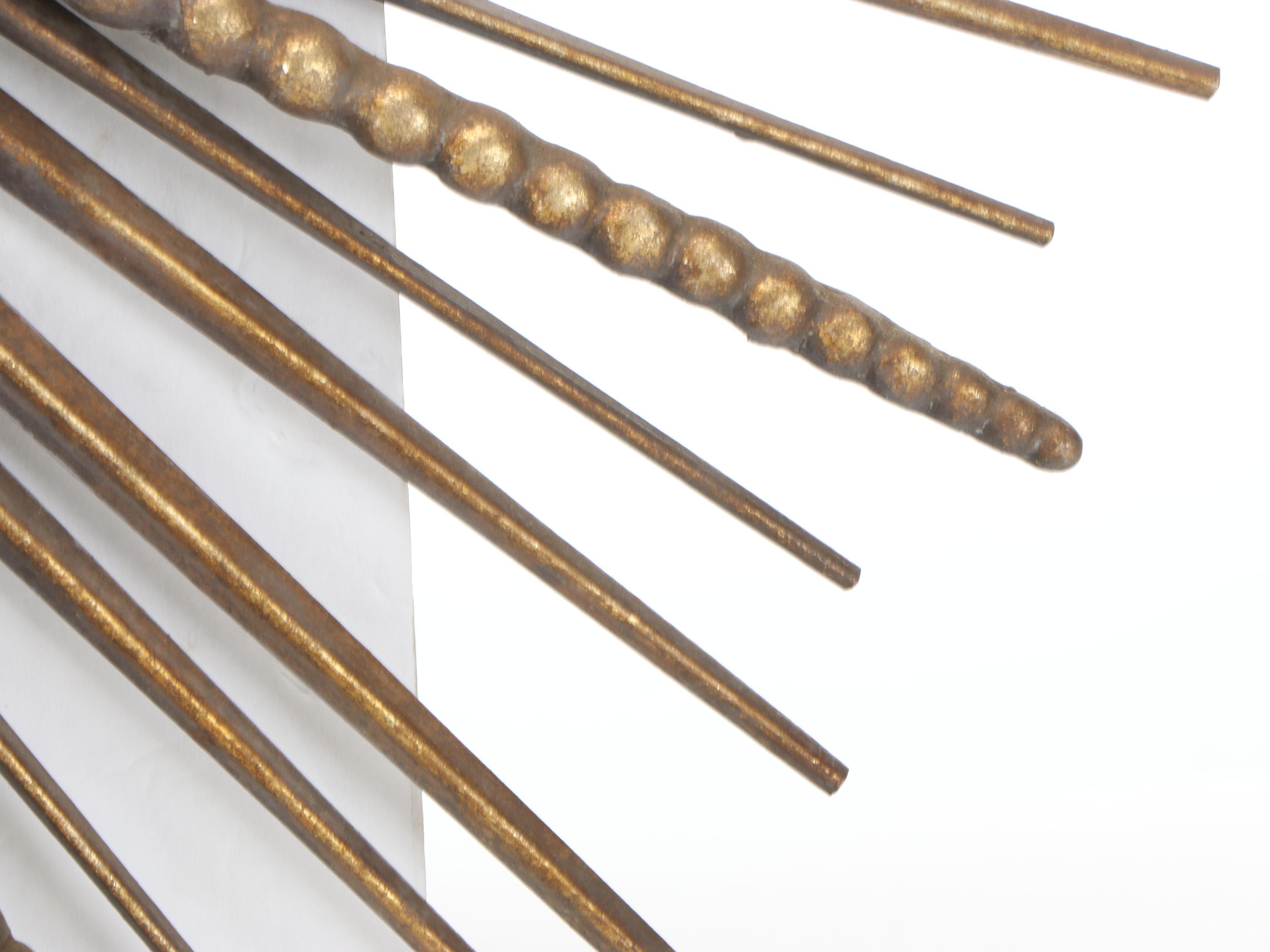 Uttermost Metal Sunburst Wall Mirror