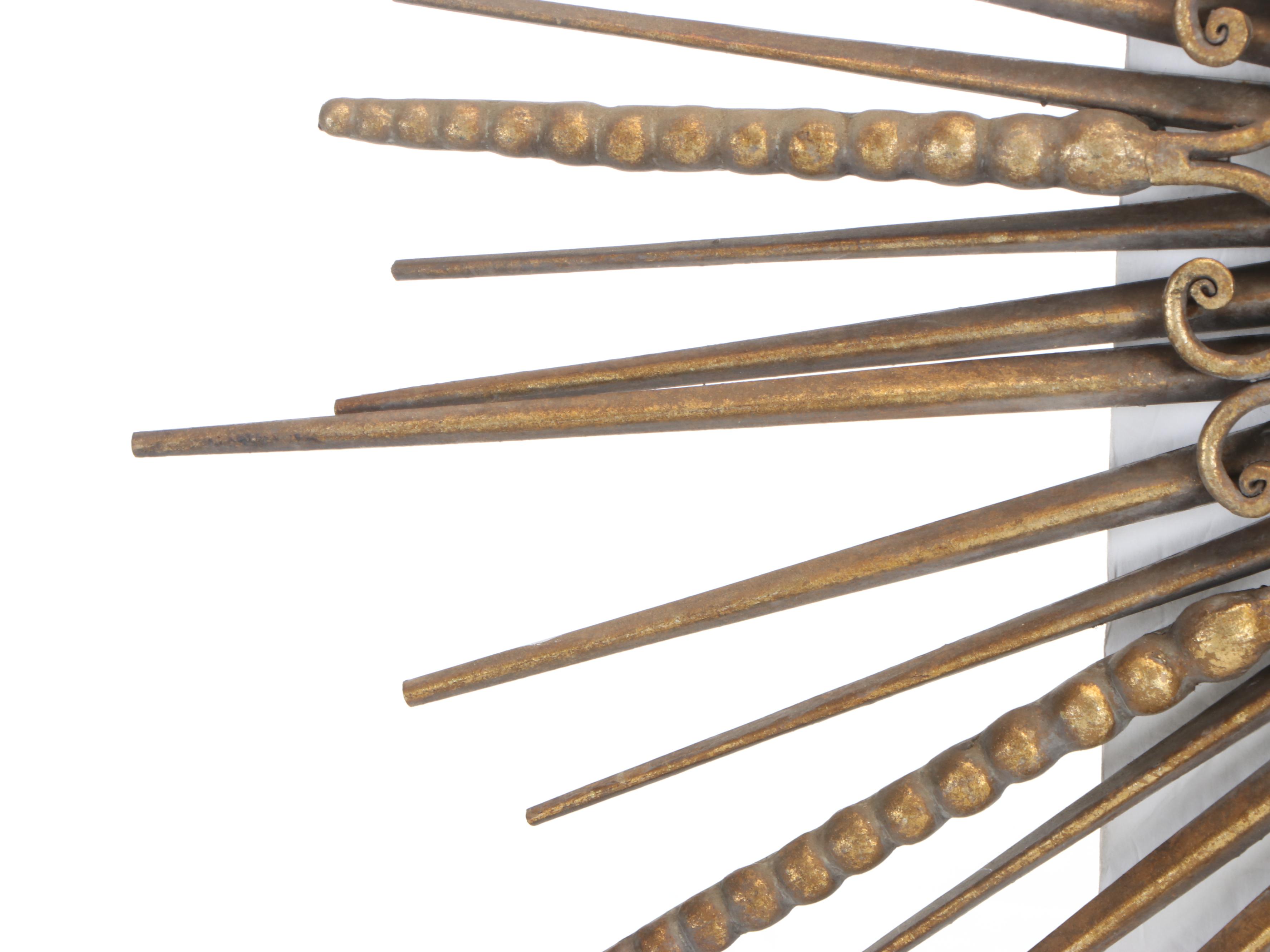 Uttermost Metal Sunburst Wall Mirror