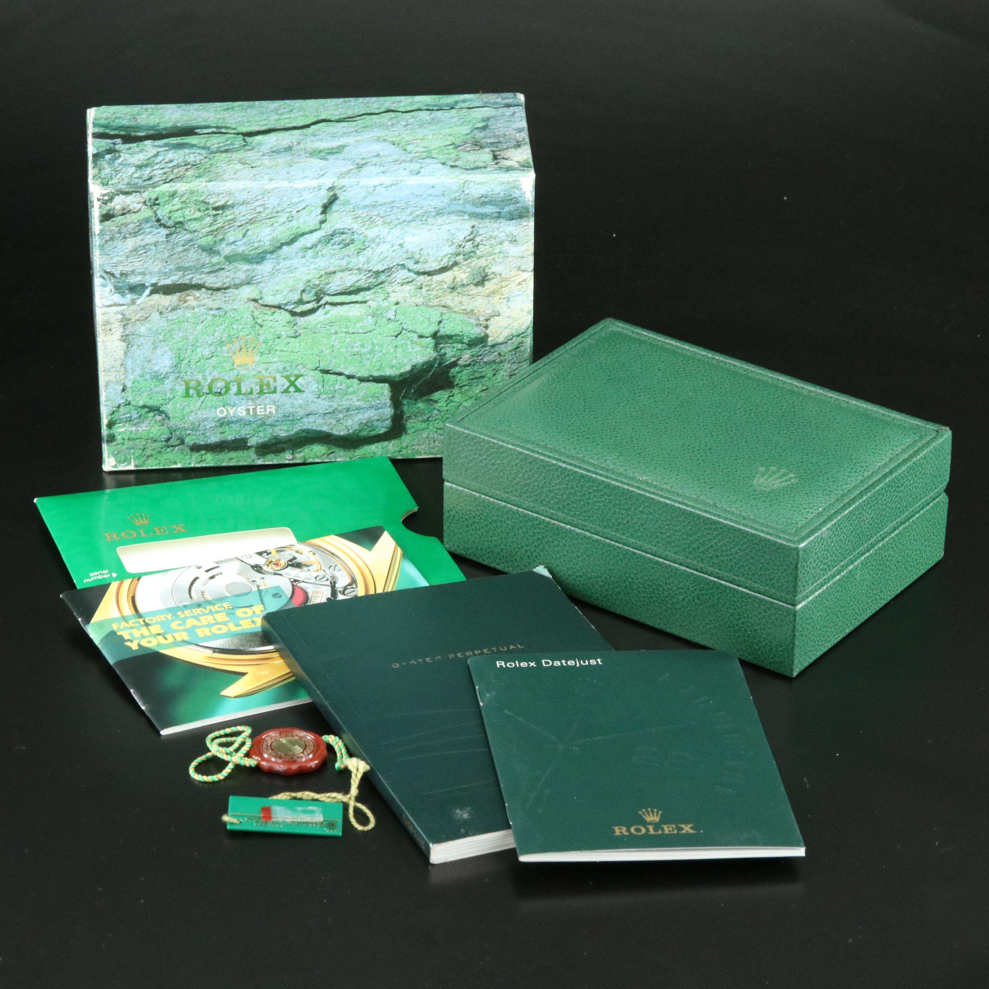 2001 Rolex Datejust 36 18K  and Steelinox Watch