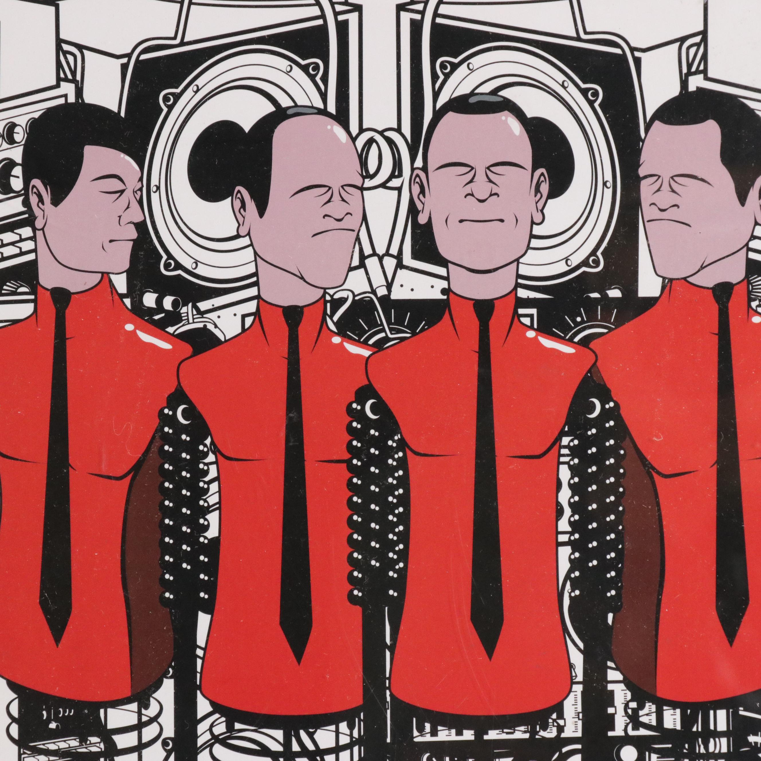 Phunk Studio Zune Originals Offset Lithograph "DJ Ultra," Late 20th Century