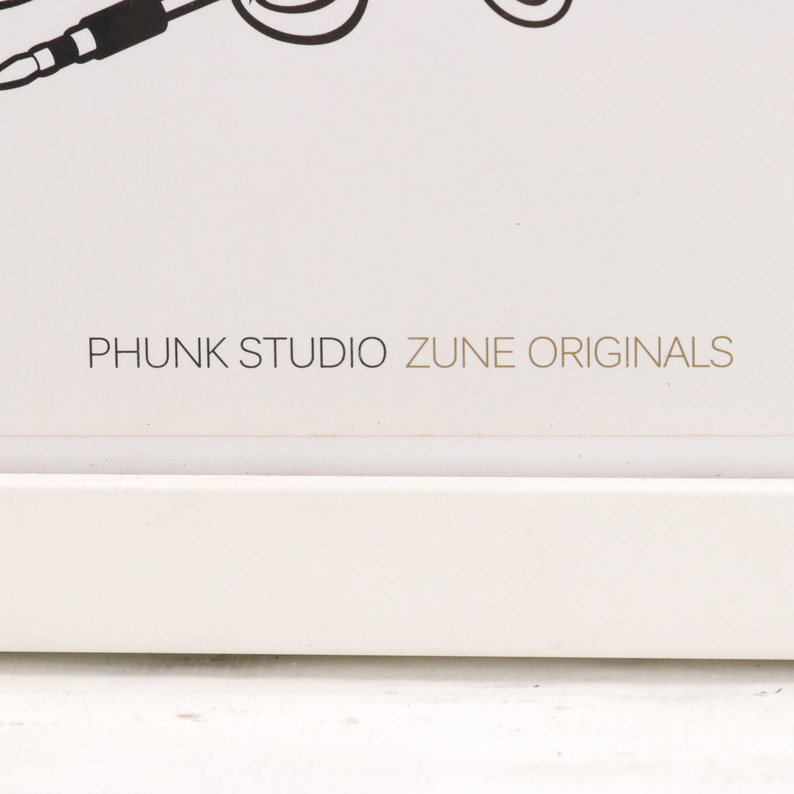 Phunk Studio Zune Originals Offset Lithograph "DJ Ultra," Late 20th Century