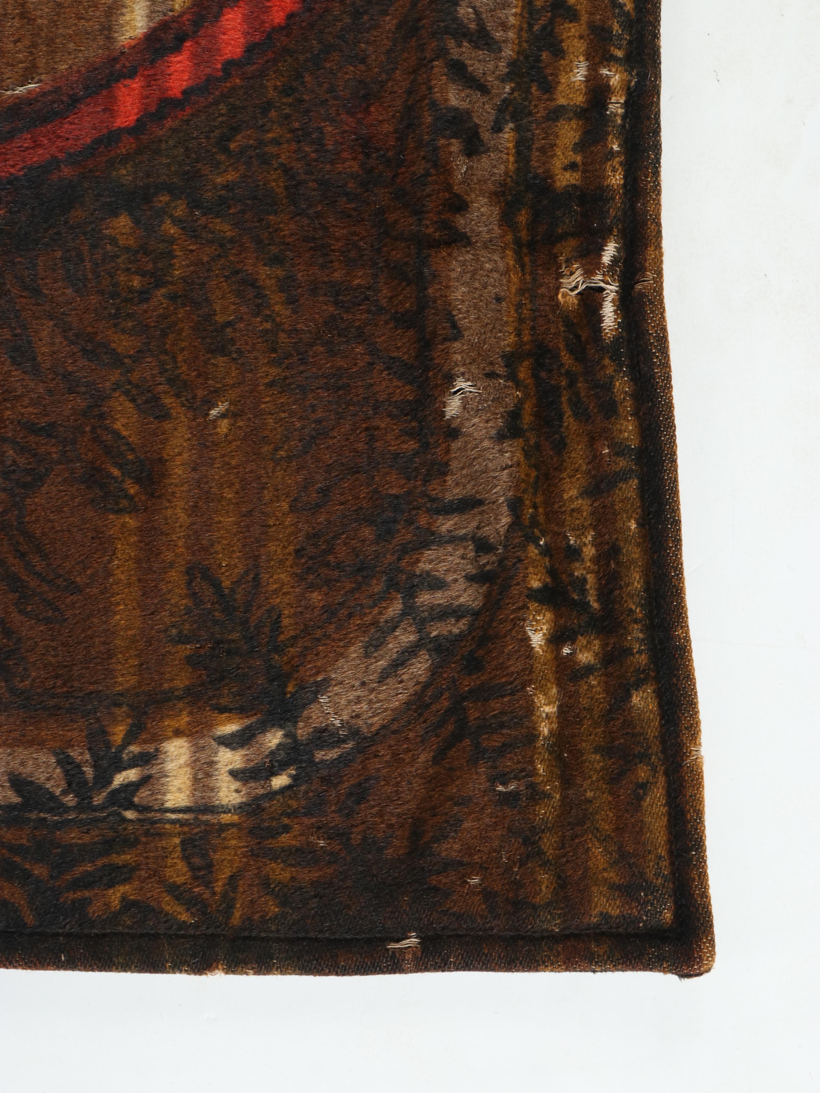 Victorian Horse Hair Carriage Lap Blanket