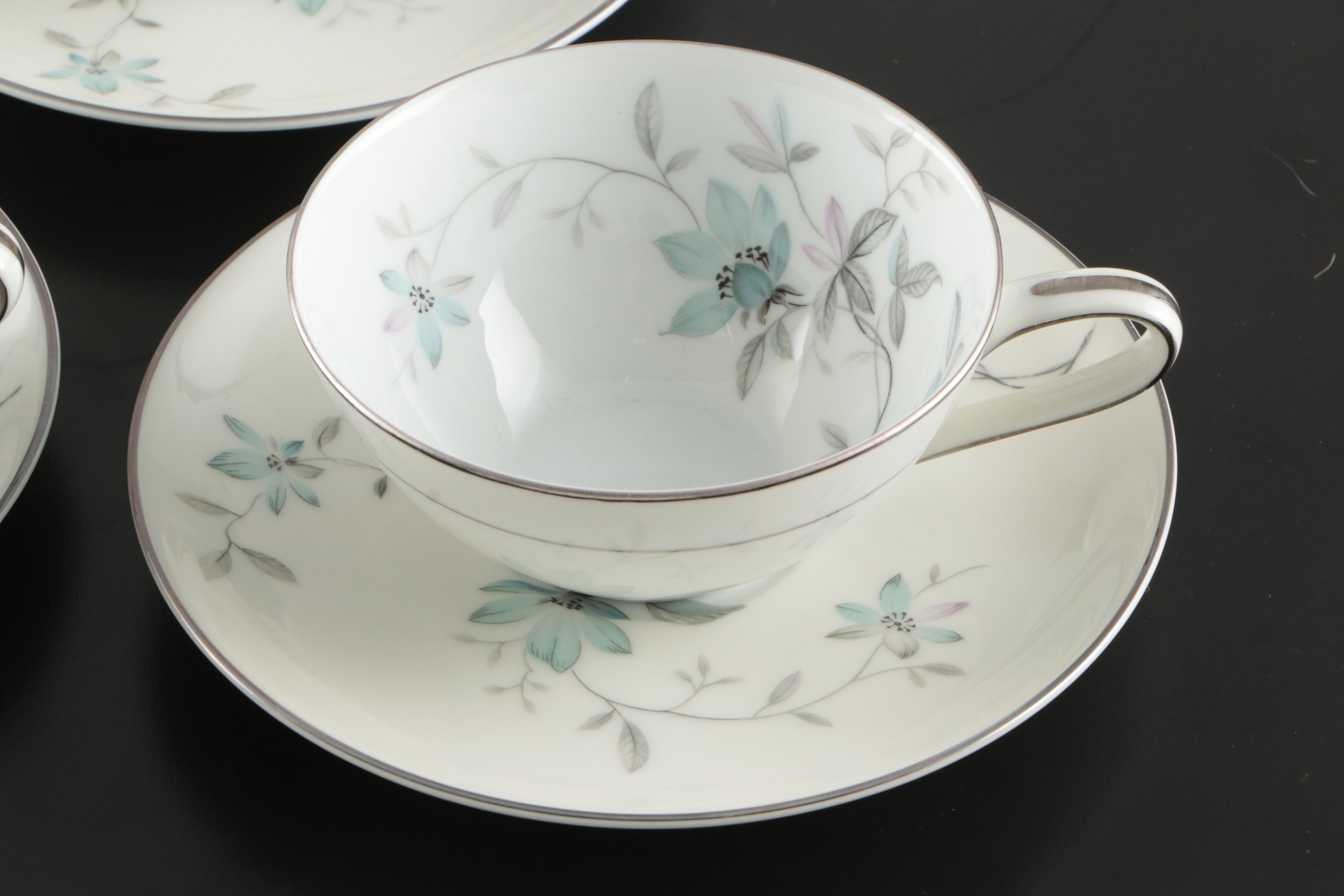 Noritake "Lorene" Porcelain Dinnerware, Mid-20th Century