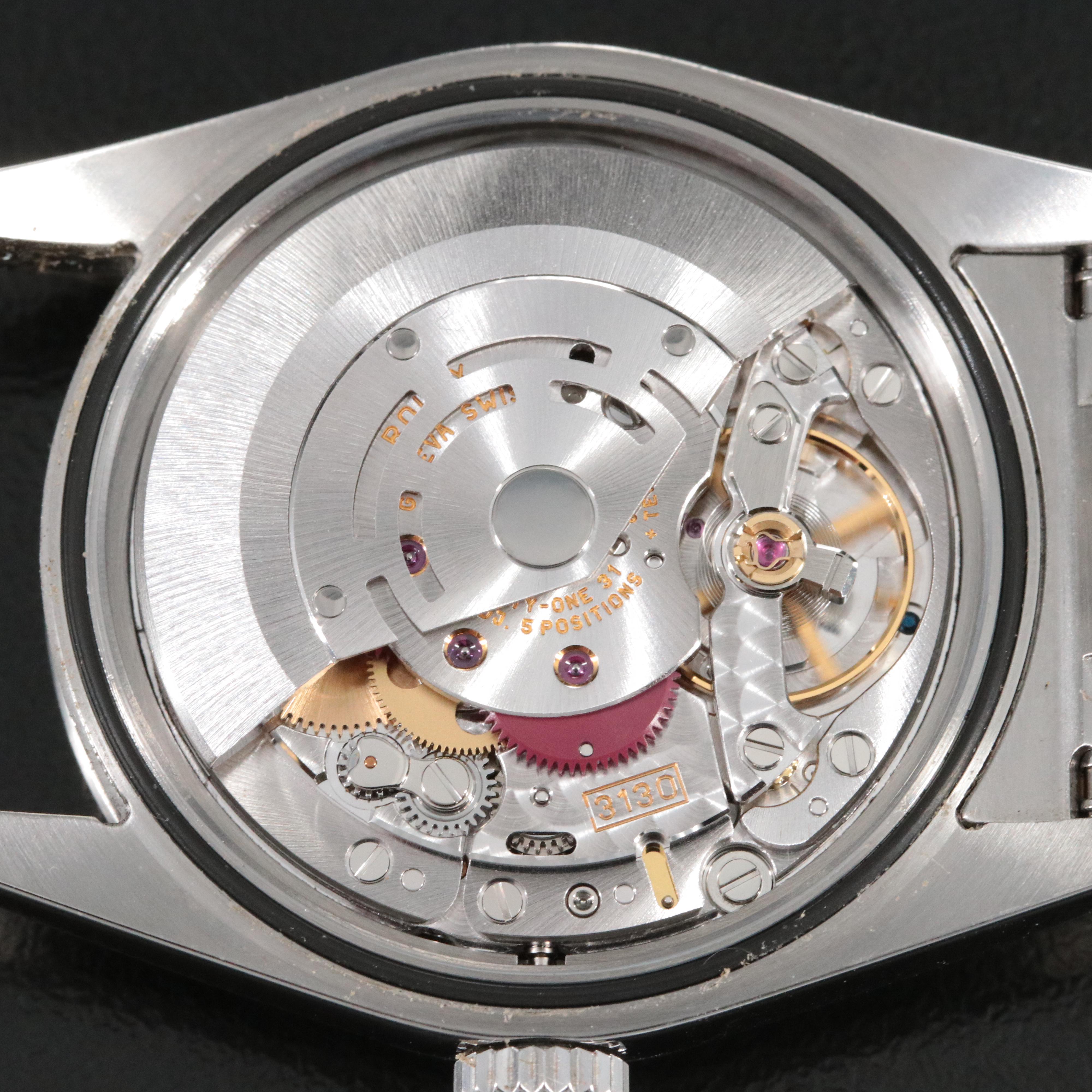 2004 Rolex Black Dial Stainless Steel Explorer Watch