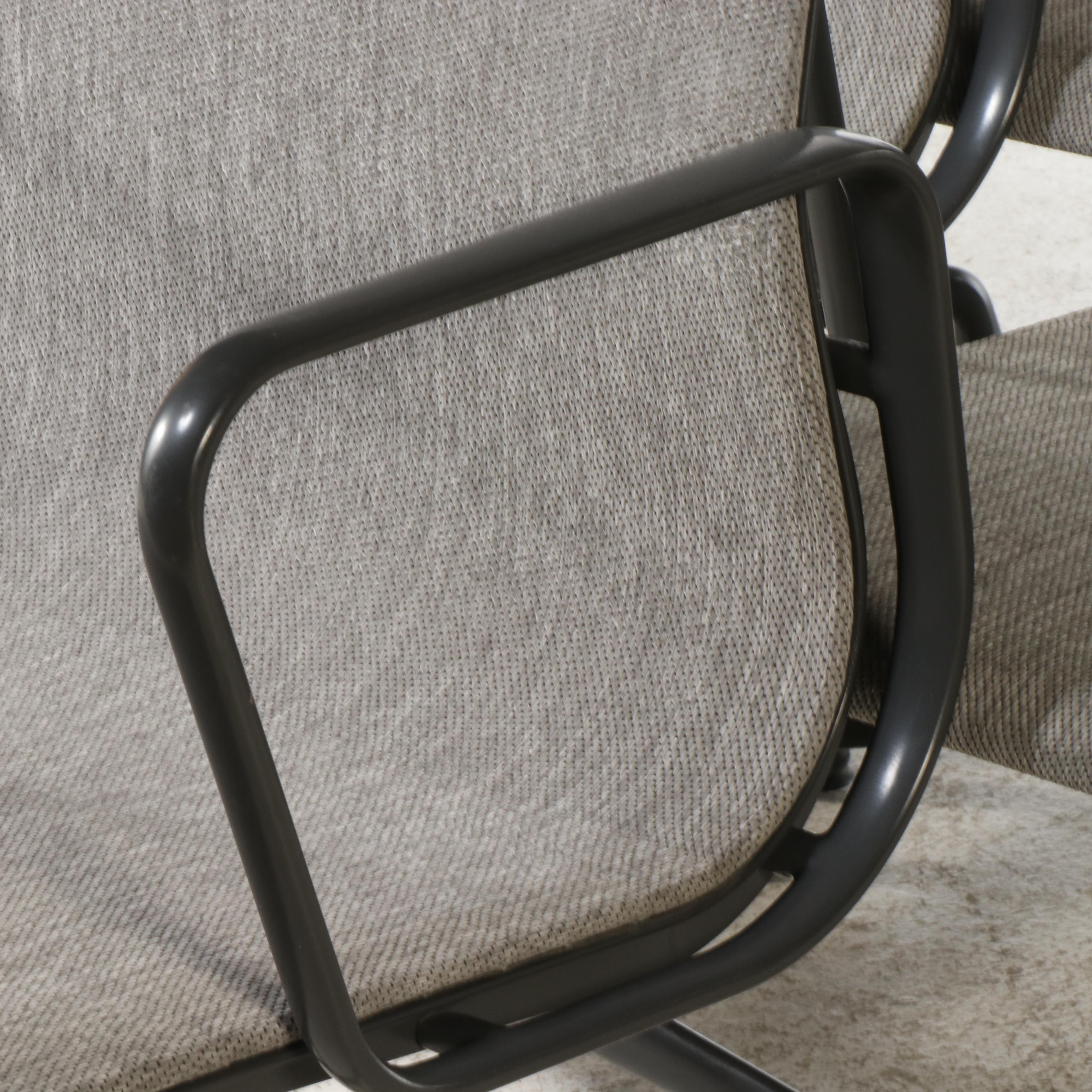 Six Eames for Herman Miller "Aluminum Group" Outdoor Swivel Armchairs