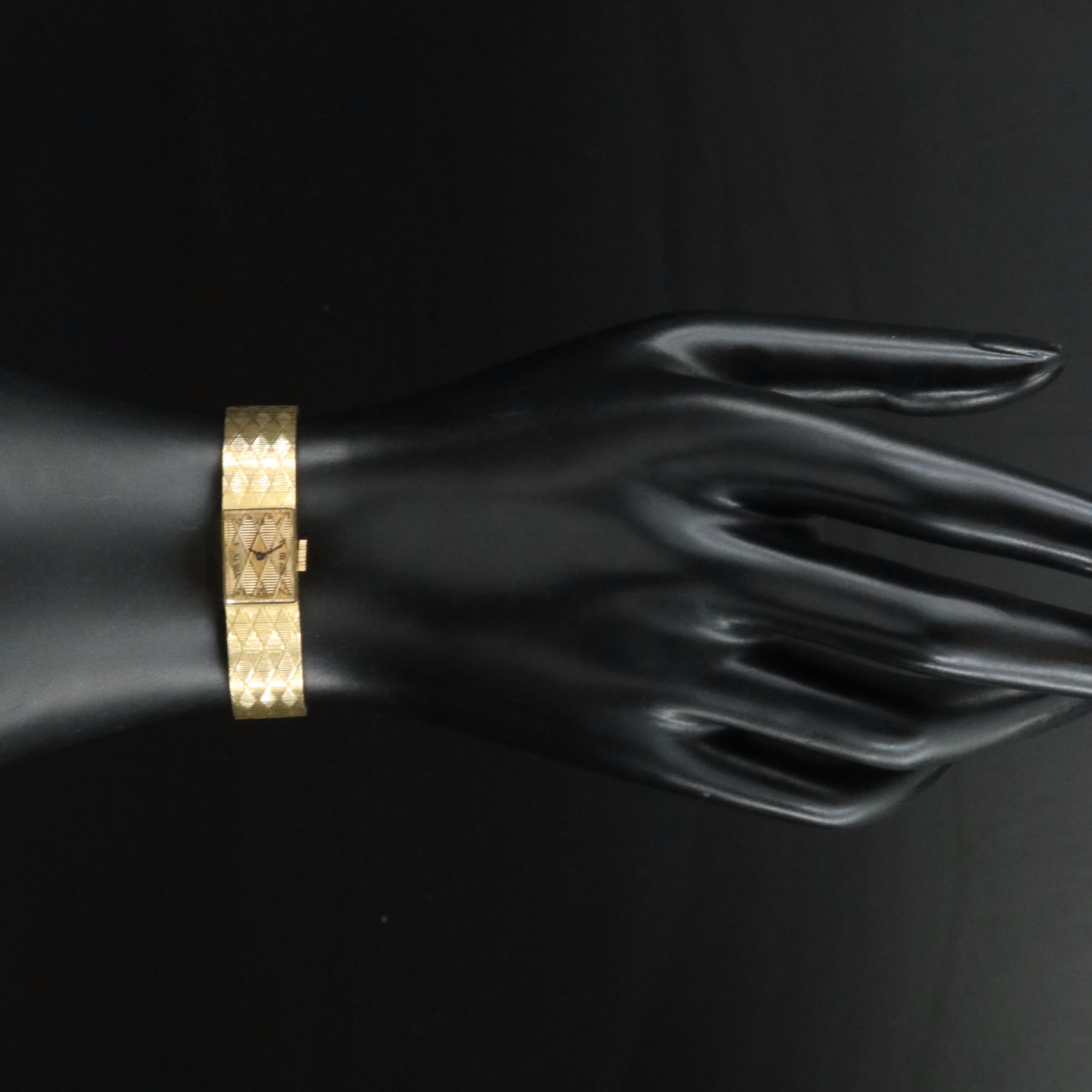 Vintage 18K Tiffany & Co. Argyle Style Watch