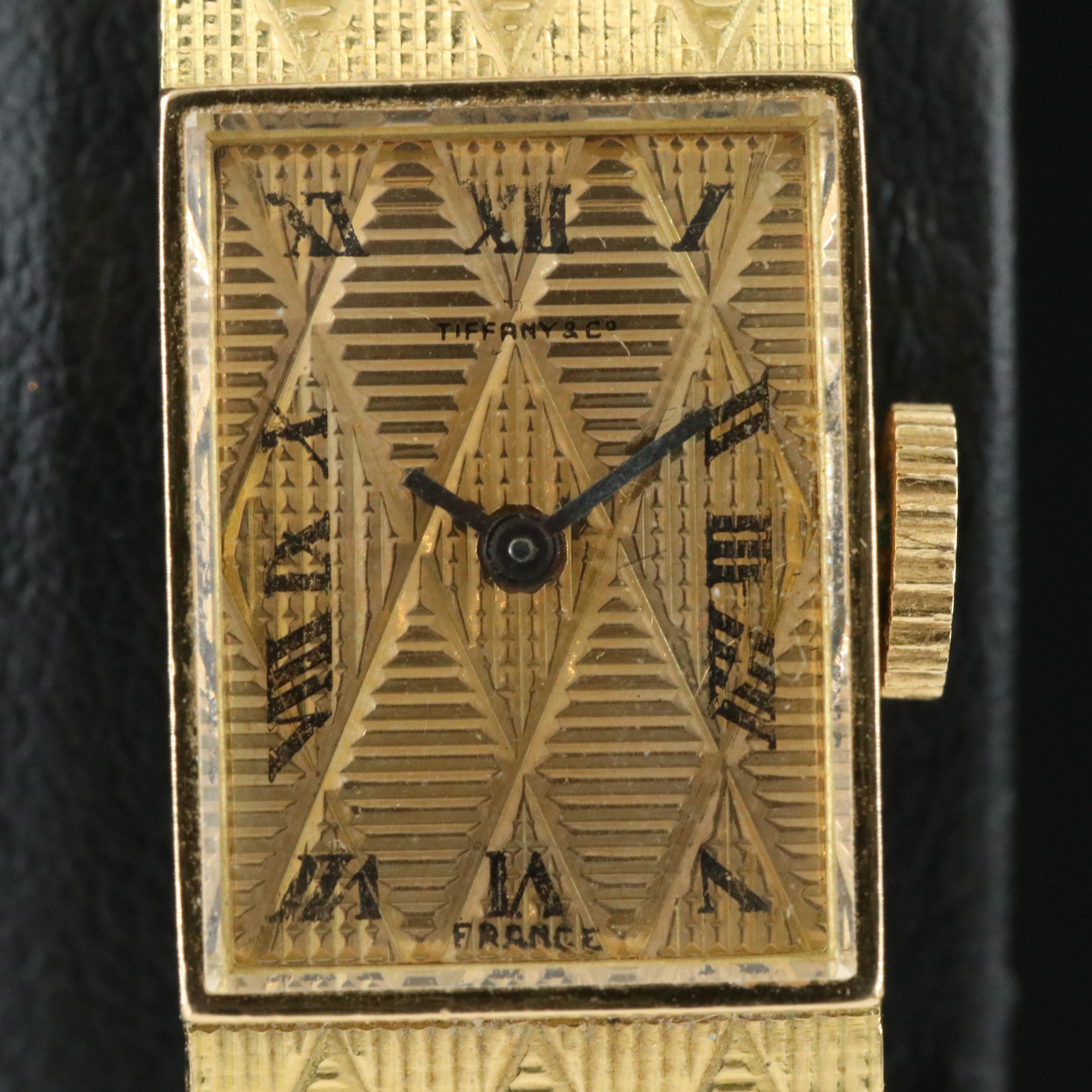 Vintage 18K Tiffany & Co. Argyle Style Watch