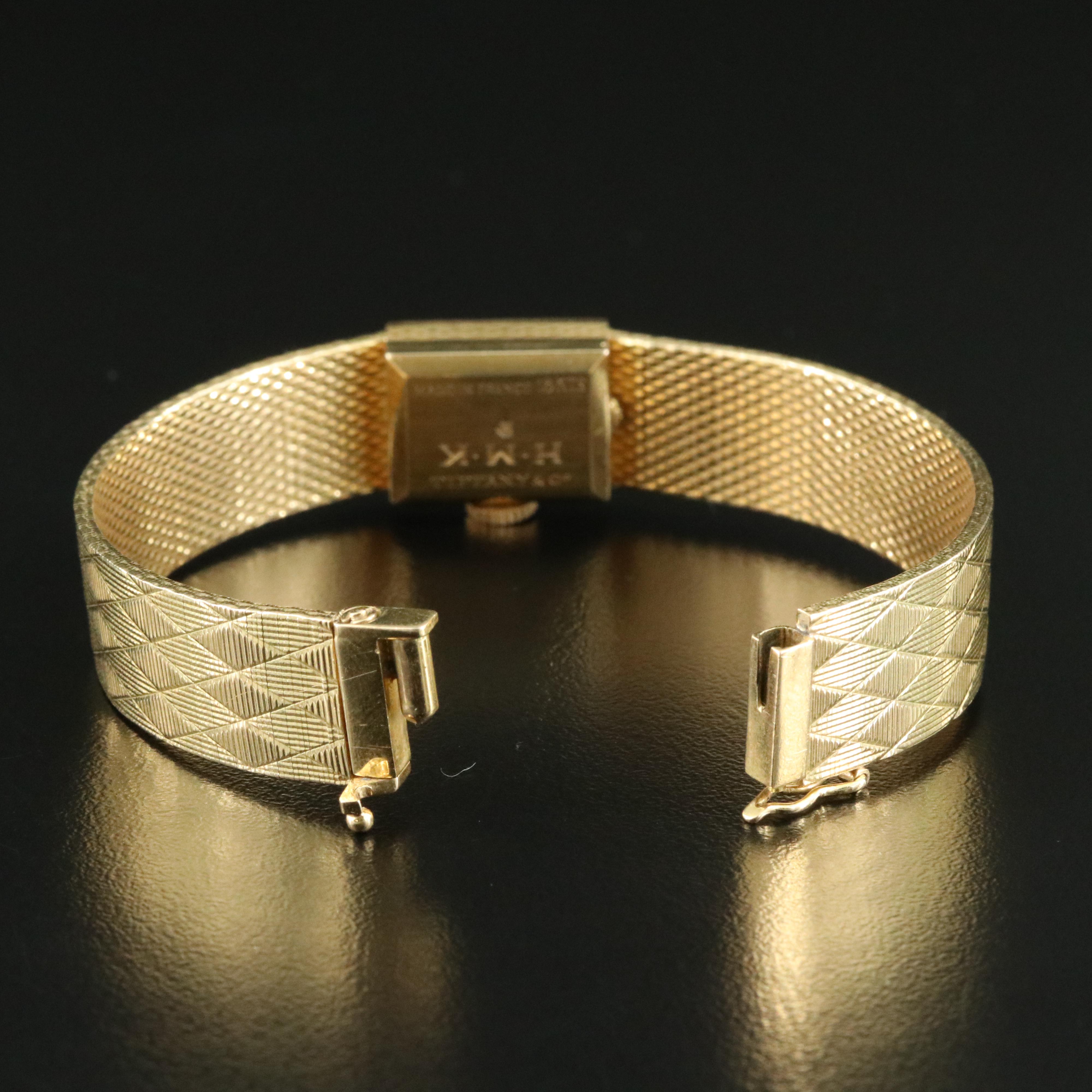 Vintage 18K Tiffany & Co. Argyle Style Watch